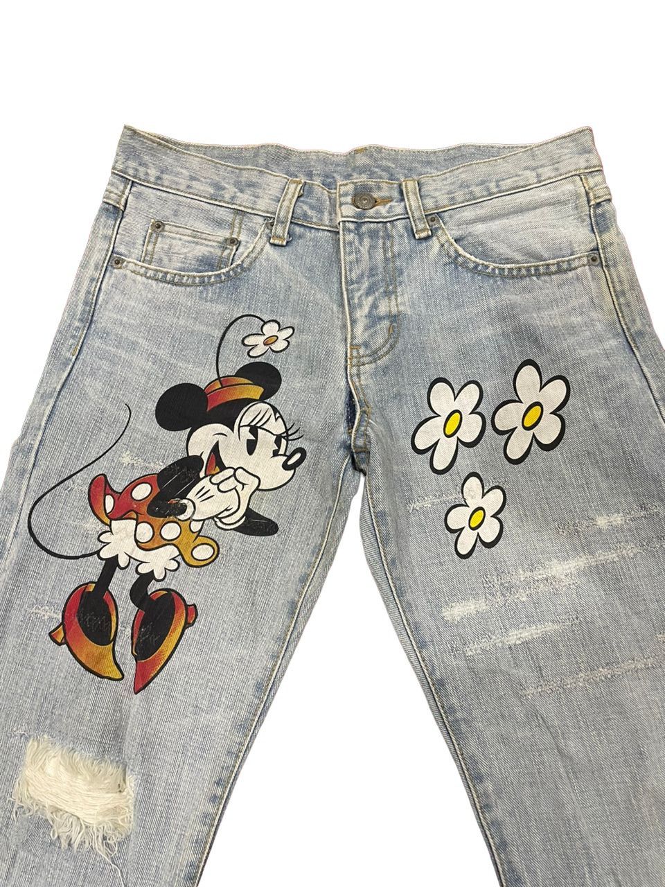 If Six Was Nine × Le Grande Bleu (L.G.B.) Disney x International World Jeans Japan Painter Minnie Jean Size US 32 / EU 48 - 10 Thumbnail