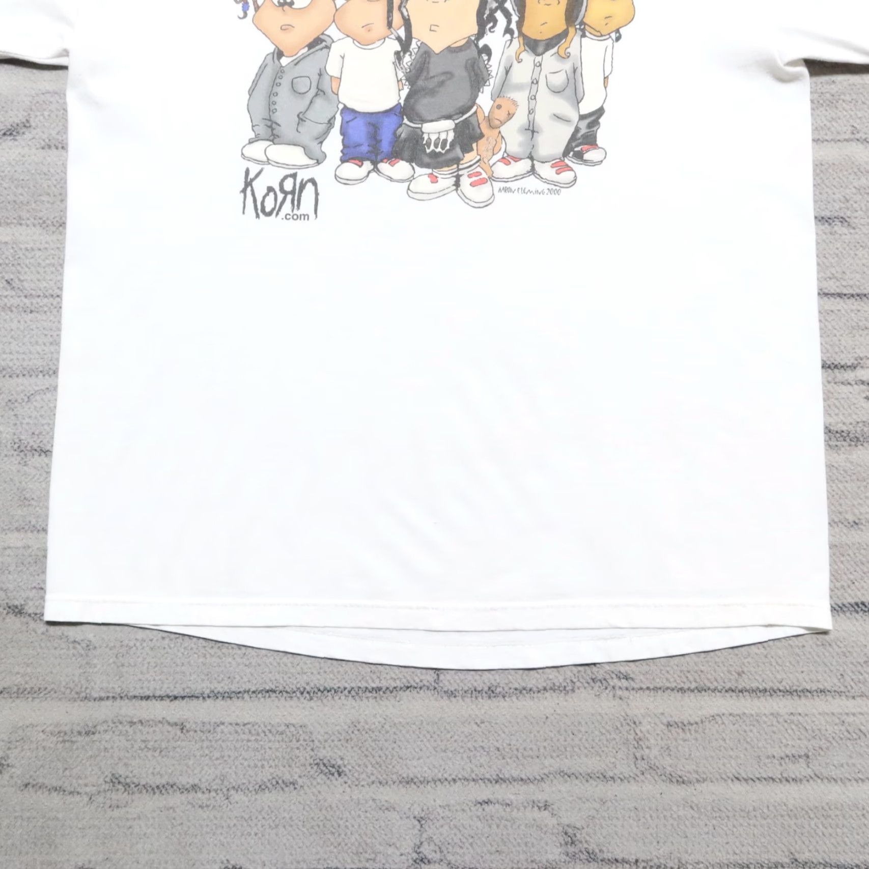 Vintage VINTAGE 2000 Korn Aaron Fleming Shirt XL White Mens T-Shirt Rock Tour Korn Kid Rock Vtg Size US XL / EU 56 / 4 - 3 Thumbnail