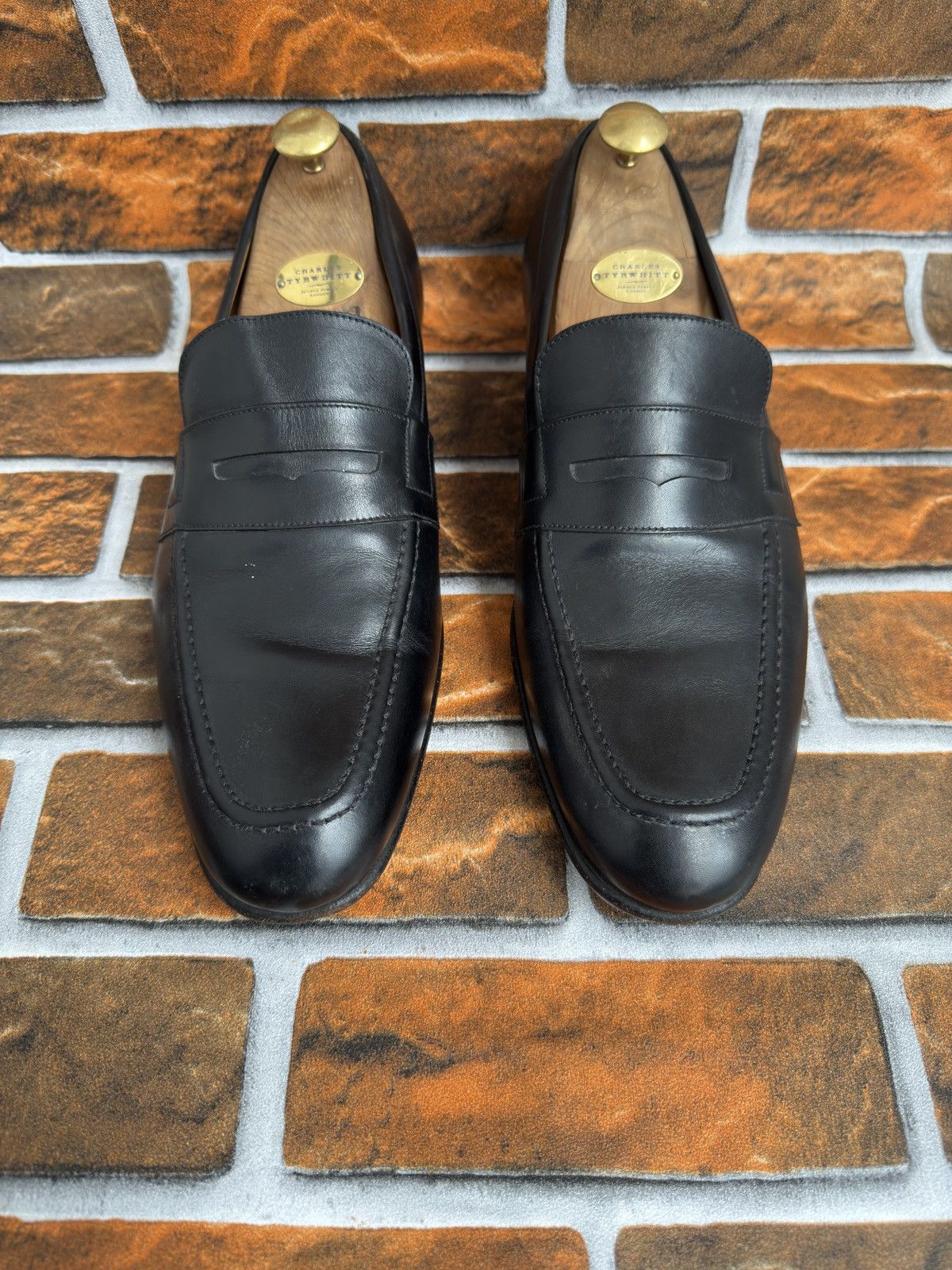 J.M. Weston Moccasin penny loafer Size US 9.5 / EU 42-43 - 3 Thumbnail