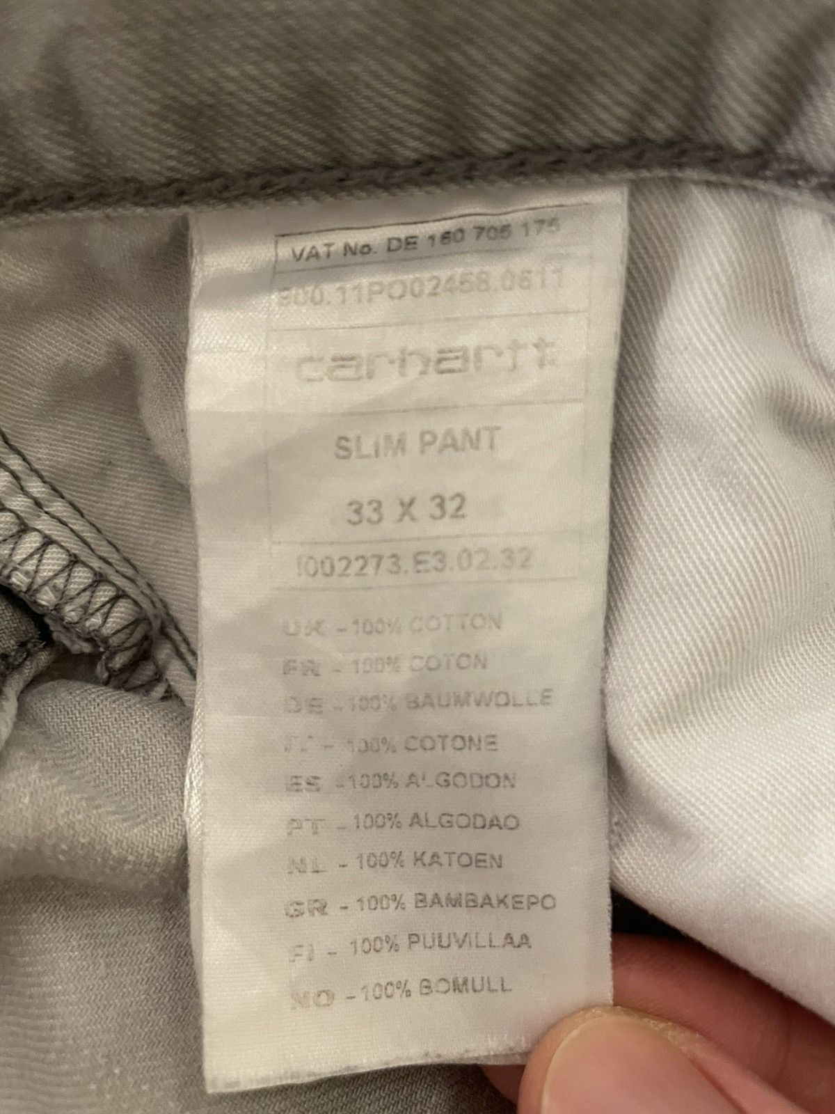 Carhartt Vintage Carhartt Slim Pants Size US 32 / EU 48 - 9 Thumbnail