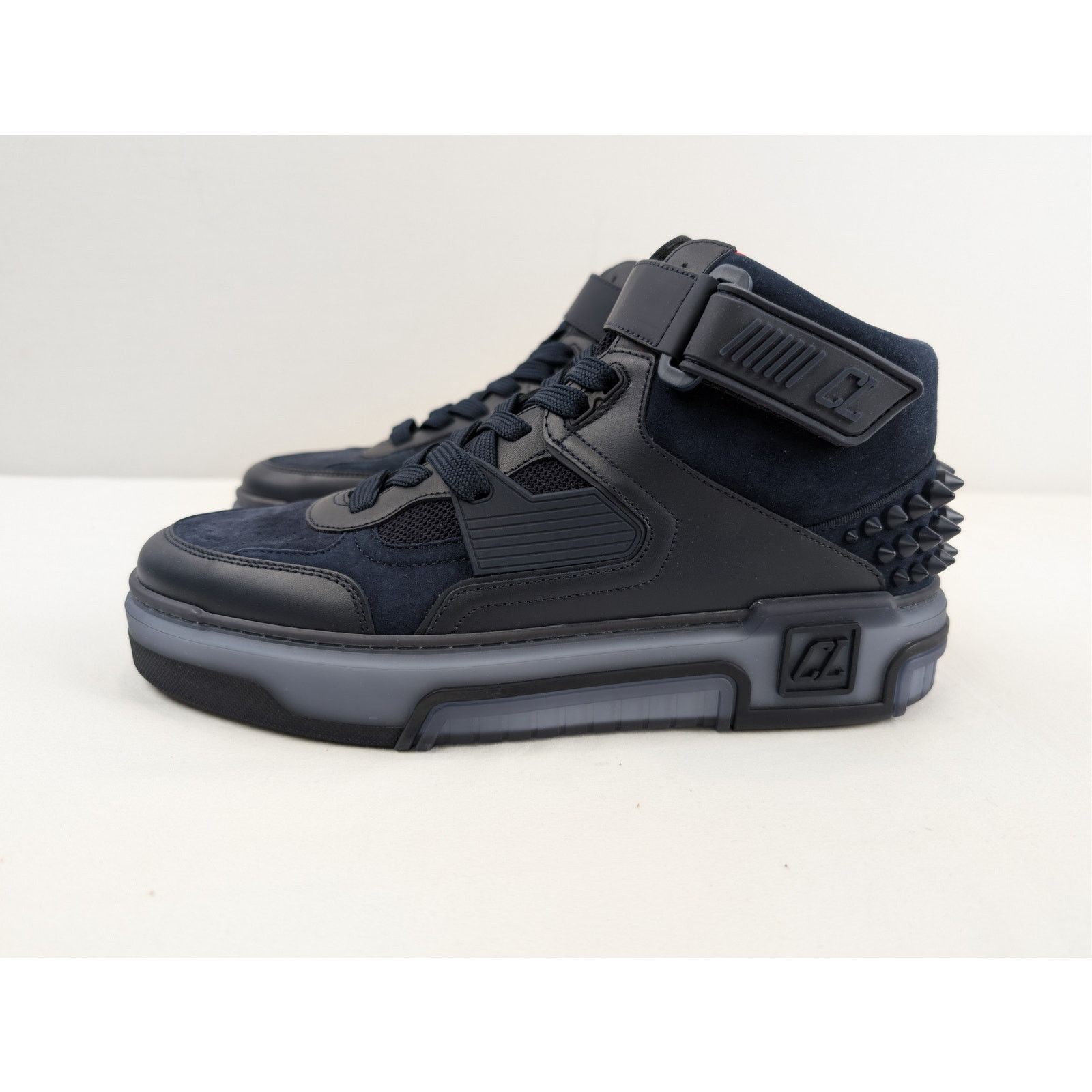 Christian Louboutin o1rshd1 Astroloubi Mid Flat Sneakers in Marine Blue Size US 9.5 / EU 42-43 - 11 Thumbnail