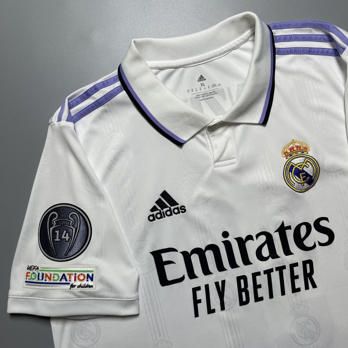 Adidas × Vintage REAL MADRID ADIDAS 2022/2023 SOCCER HOME JERSEY #9 BENZEMA Size US XL / EU 56 / 4 - 4 Thumbnail