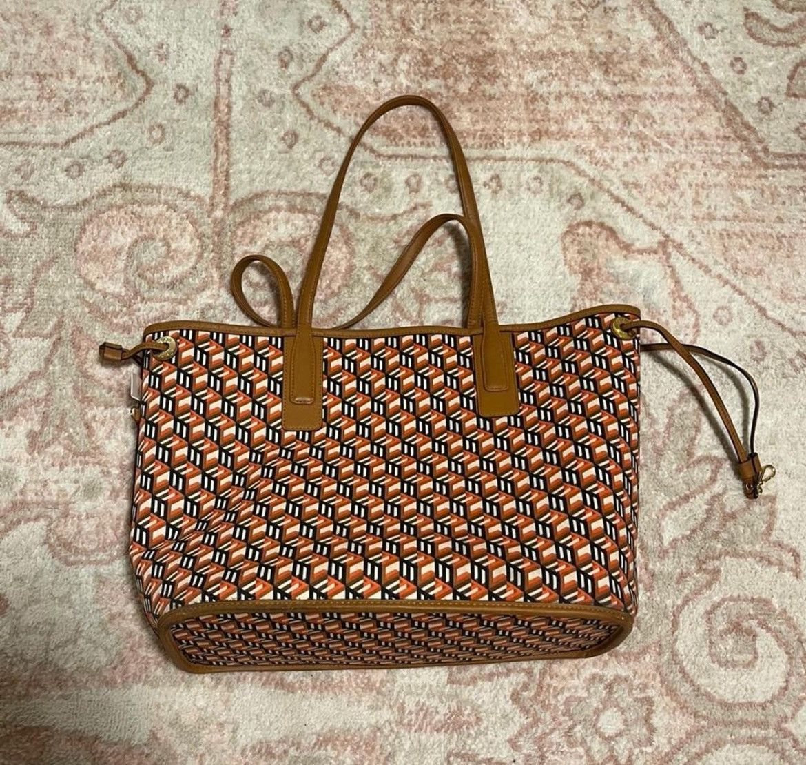 MCM MCM Liz Shopper Tote - Cognac Visetos Size ONE SIZE - 7 Thumbnail