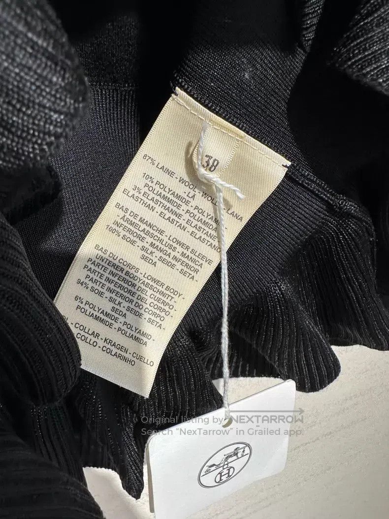 Hermes Hermes 25 Fall/Winter Women's Jacquard Lace Long Sleeve Ca Size XS / US 0-2 / IT 36-38 - 3 Thumbnail