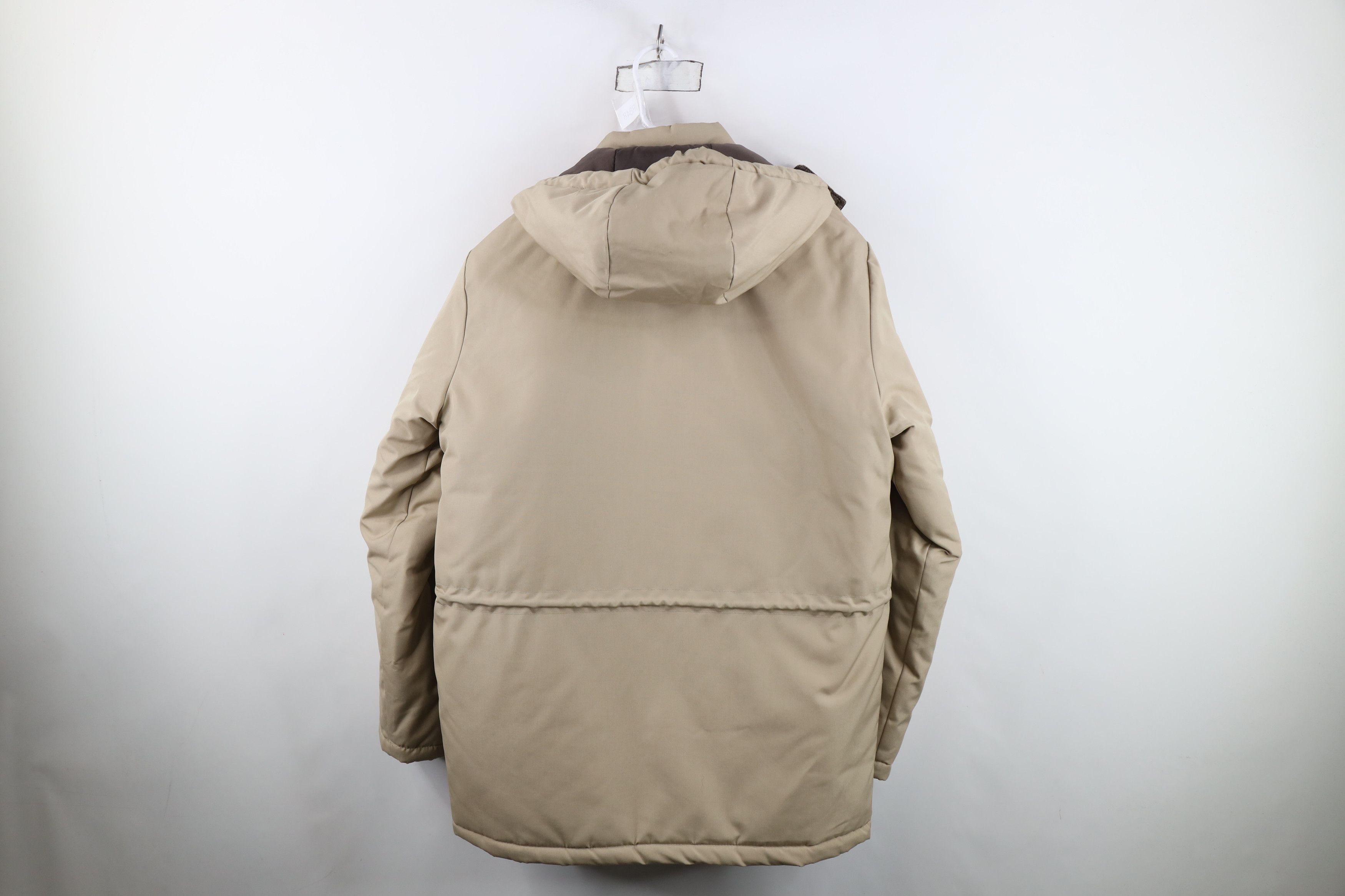 Vintage Vintage 70s 80s Streetwear Hooded Puffer Parka Jacket Beige Size US M / EU 48-50 / 2 - 11 Thumbnail