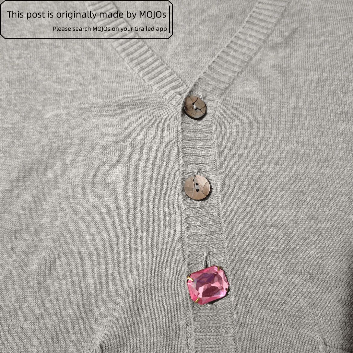 Undercover Sz 2 Undercover 05SS But Beautiful Jewel Button Cardigan Size US M / EU 48-50 / 2 - 2 Thumbnail