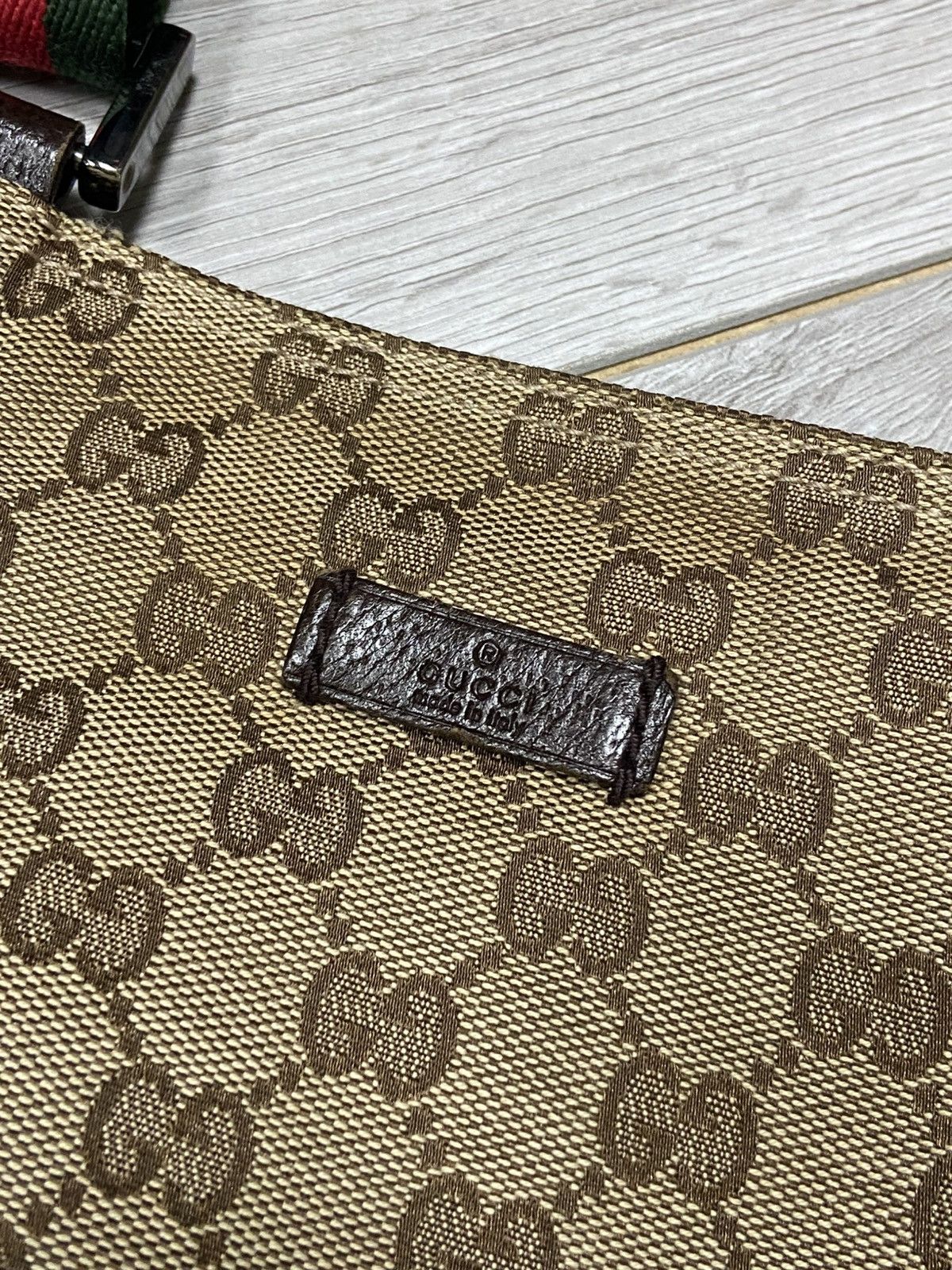 Gucci Gucci GG web monogram crossbody bag Size ONE SIZE - 3 Thumbnail