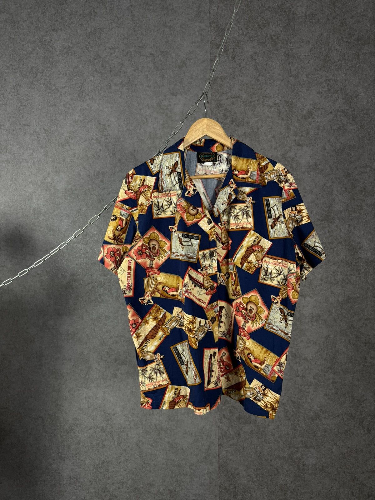 Vintage Vintage art crazy made in hawaii Hawaiian shirt Size US M / EU 48-50 / 2 - 1 Thumbnail