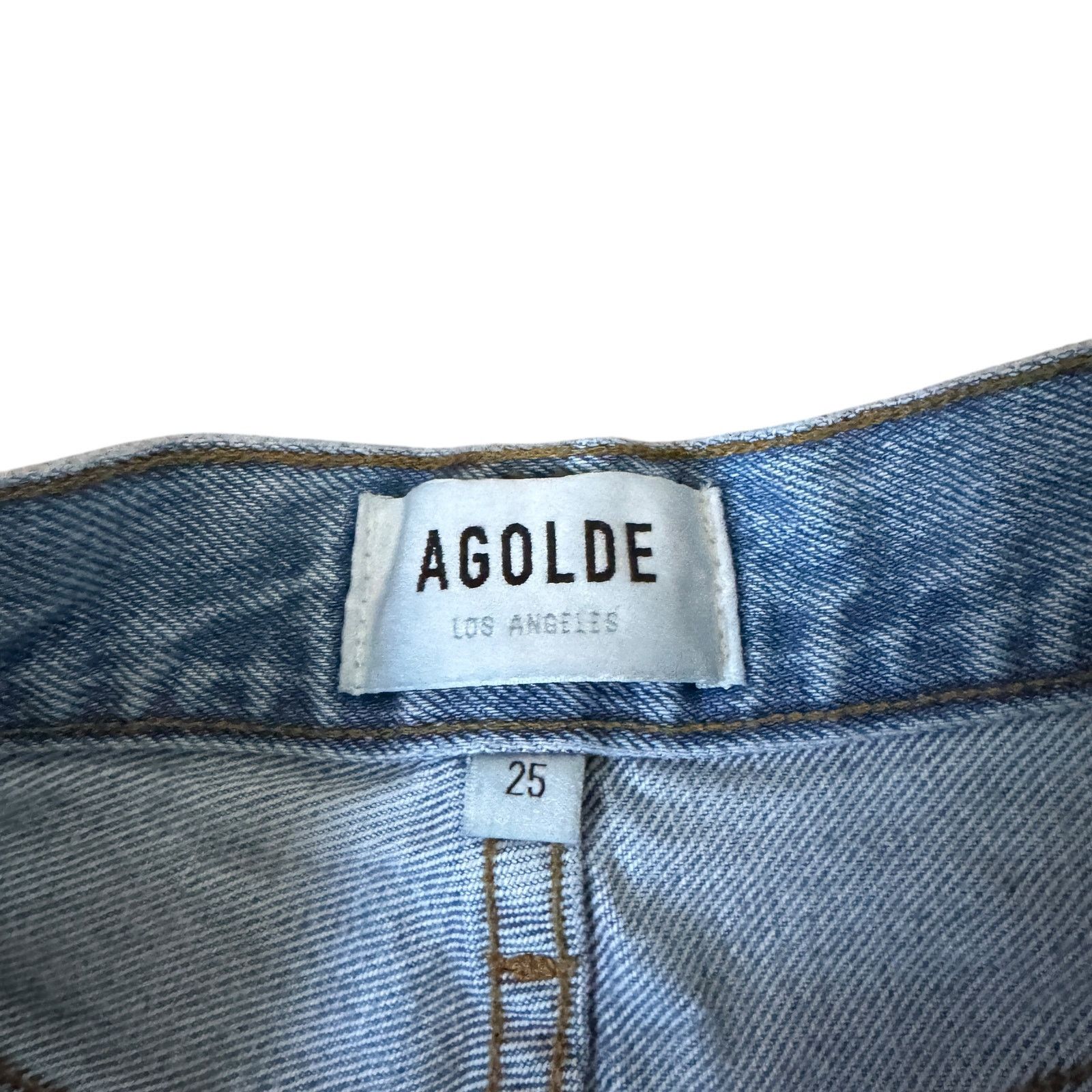 Agolde AGOLDE Riley High Rise Straight Crop Jeans Clear Skies Size 25" / US 0 / IT 36 - 5 Thumbnail
