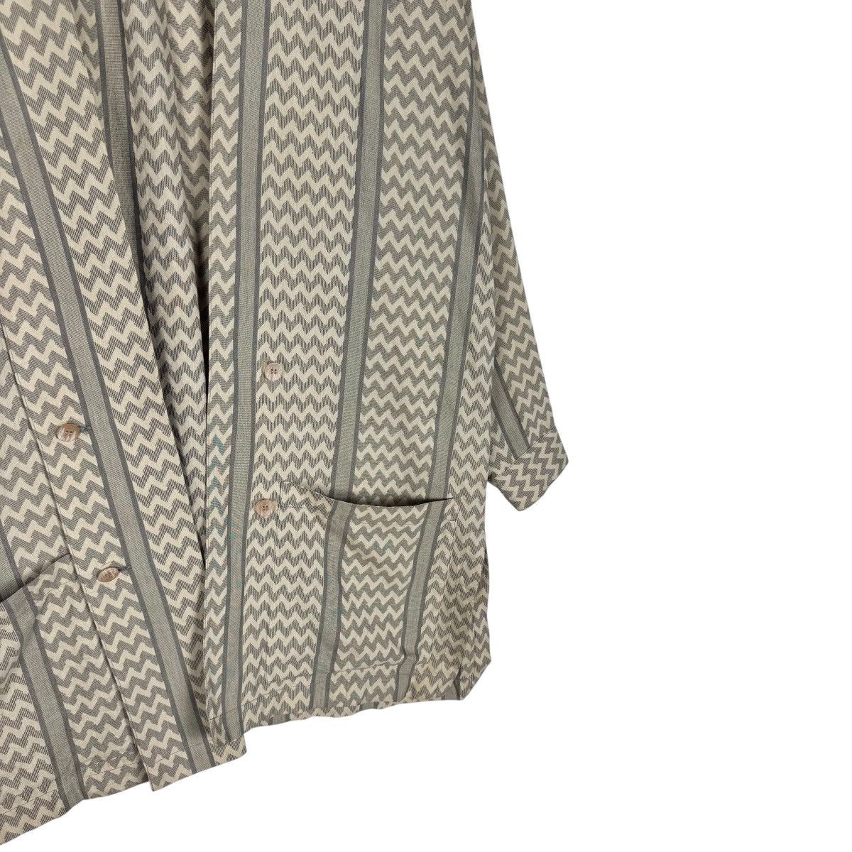 Issey Miyake 🌟80s ISSEY MIYAKE STRIPED WOMEN CARDIGAN Size M / US 6-8 / IT 42-44 - 5 Thumbnail