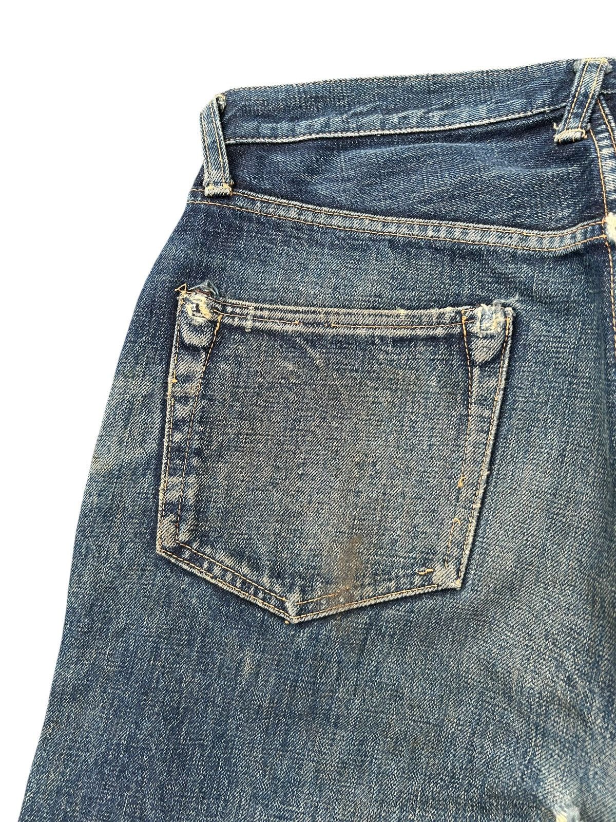 Kapital Vintage Denime Selvedge Distressed Denim Jeans Size US 30 / EU 46 - 15 Thumbnail