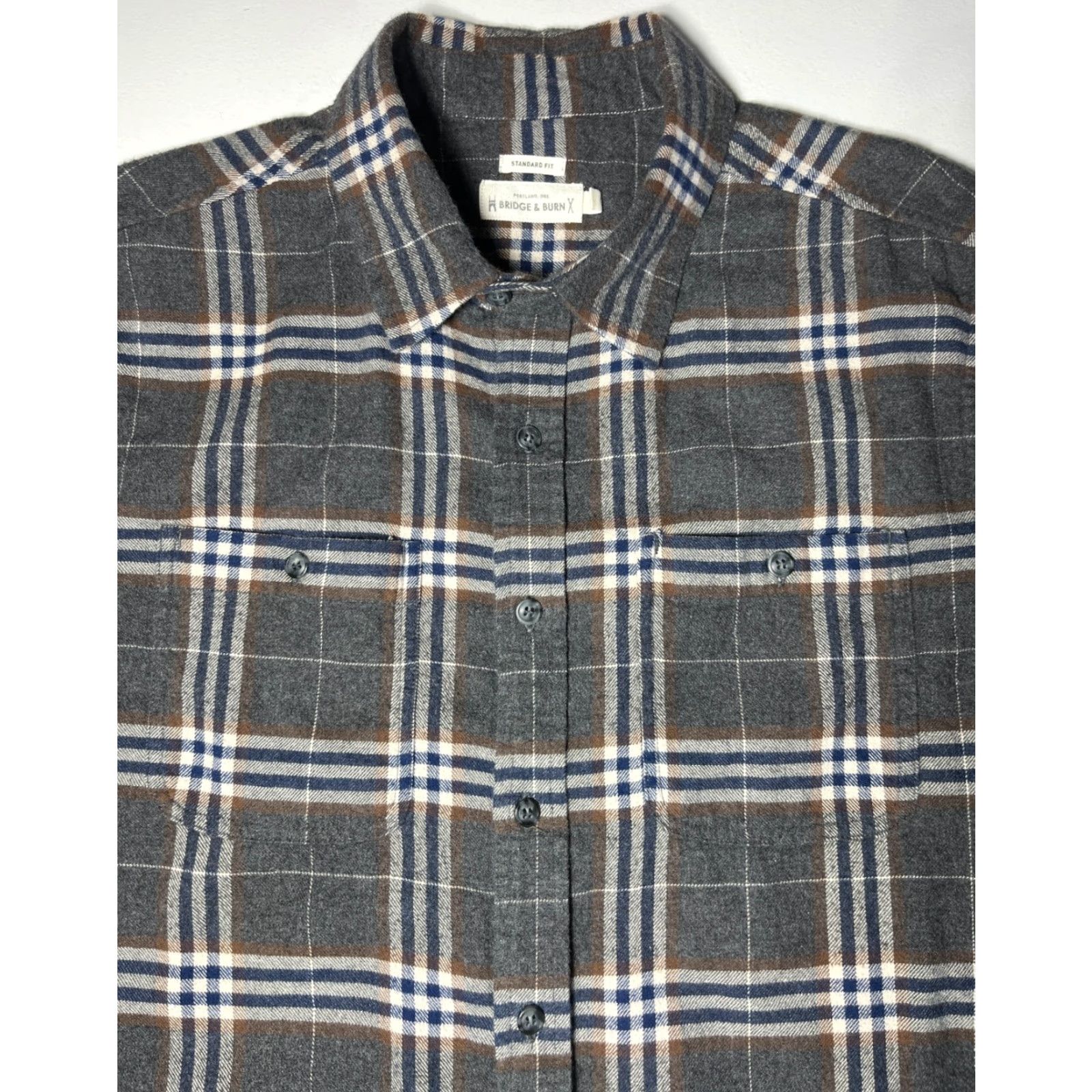 Outdoor Research MEN'S Bridge & Burn Flannel Shirt Plaid Standard Fit Sz M Size US M / EU 48-50 / 2 - 6 Thumbnail