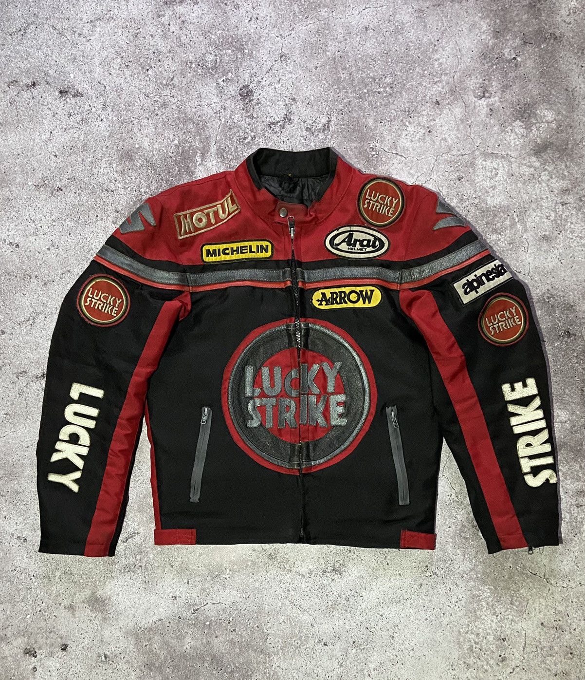 LUCKY STRIKE ファー付きジャケット LUCKY STRIKE ファー付き