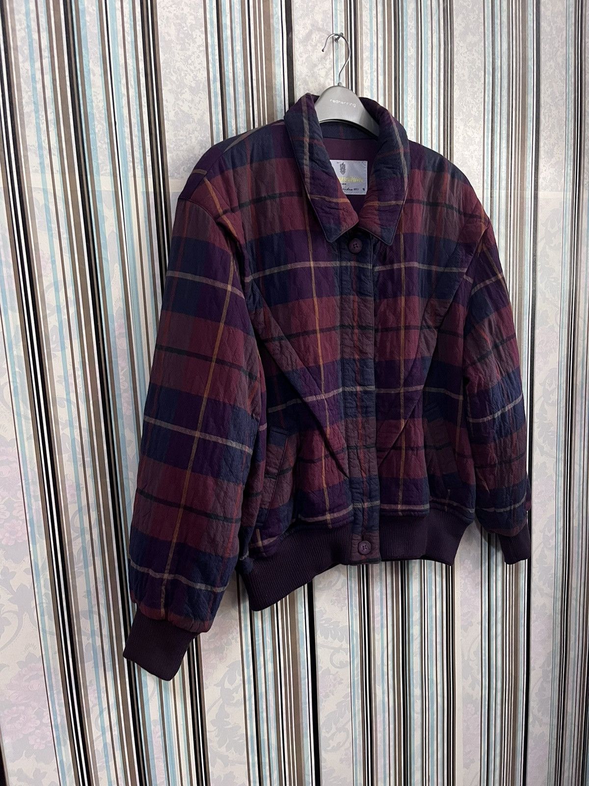 Aquascutum Symmetrical tartan wool linen #F3 Size US M / EU 48-50 / 2 - 5 Thumbnail