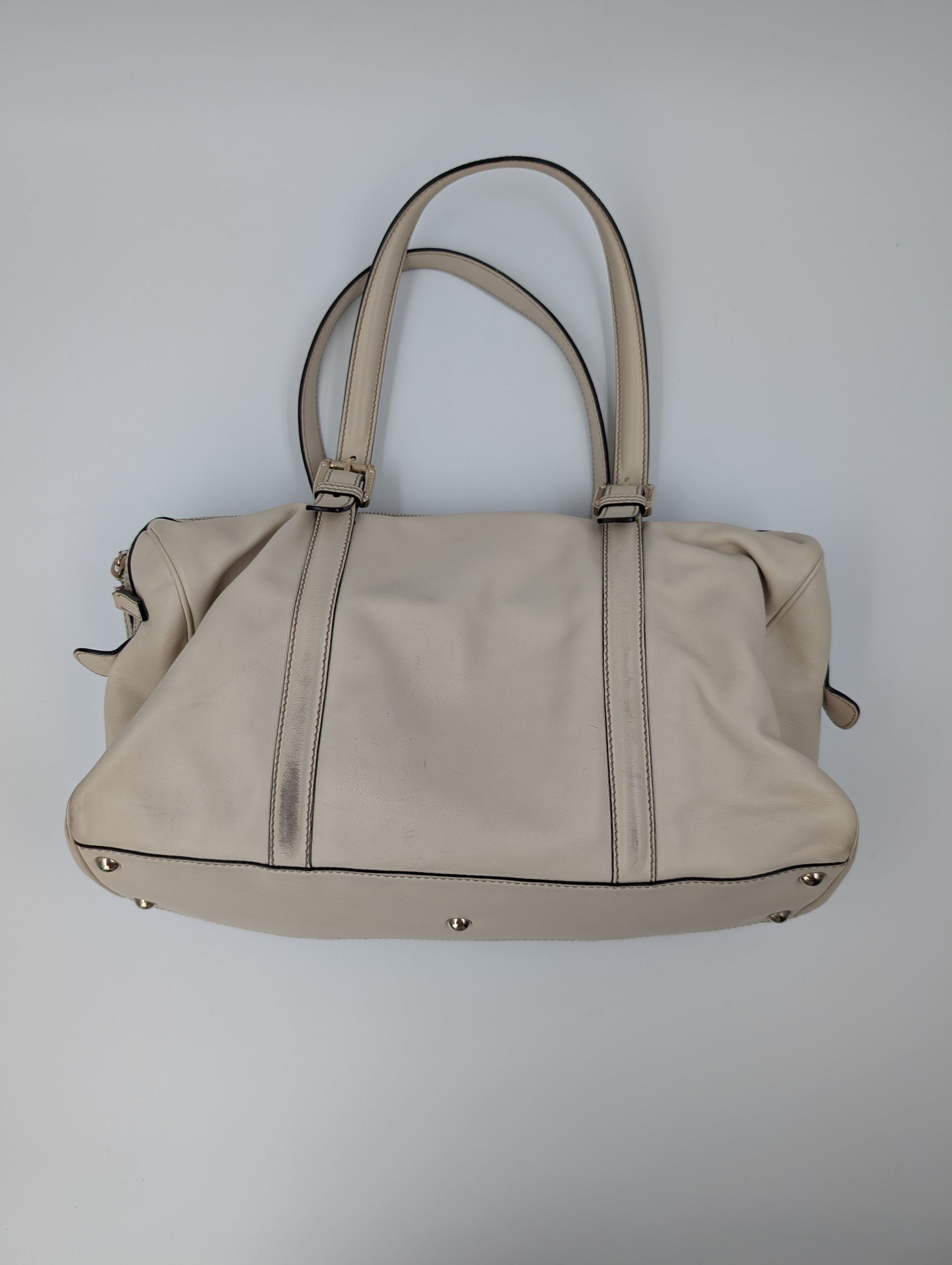 Gucci Gucci Beige Leather Bowling Bag Size ONE SIZE - 2 Thumbnail