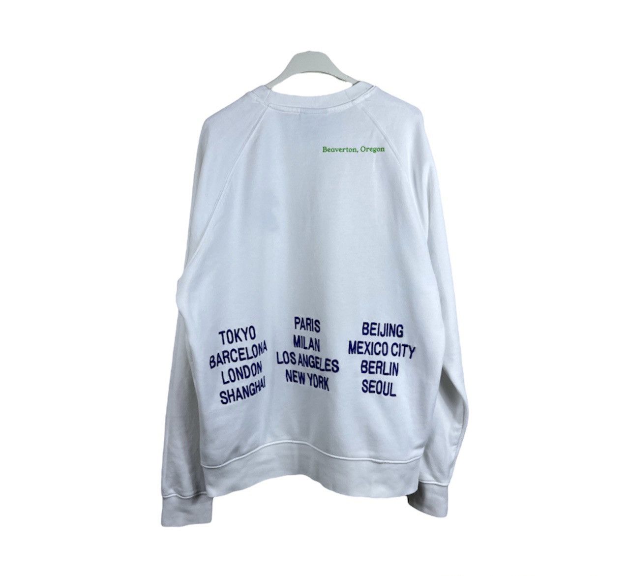 Nike × Vintage Nike y2k sportswear sweatshirt world tour multi logo swoosh Size US M / EU 48-50 / 2 - 2 Thumbnail