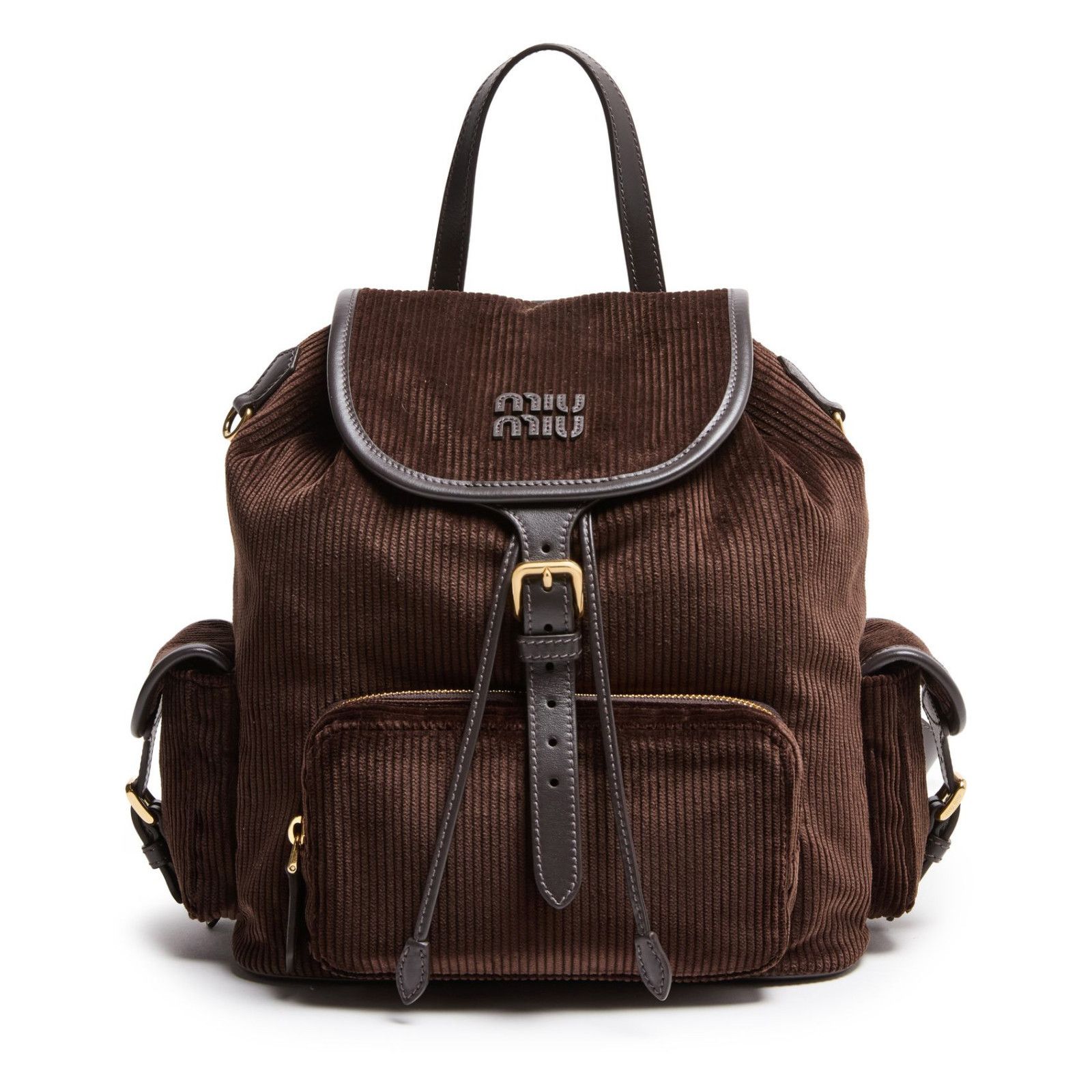 Miu Miu MIU MIU Brown Suede Backpack New & Authentic Size ONE SIZE - 1 Thumbnail