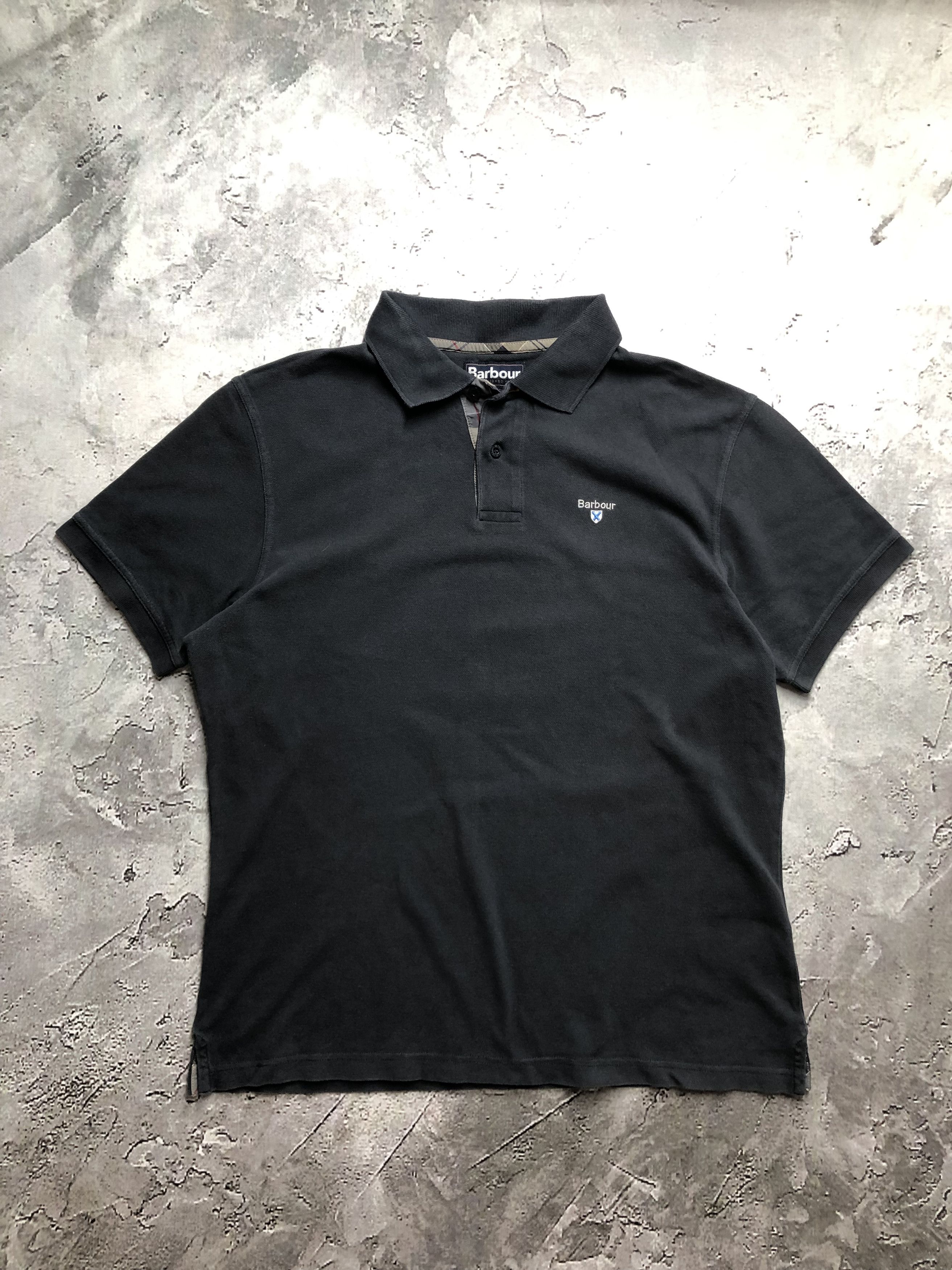 Barbour Barbour Vintage Polo Short Sleeve Size US L / EU 52-54 / 3 - 1 Thumbnail
