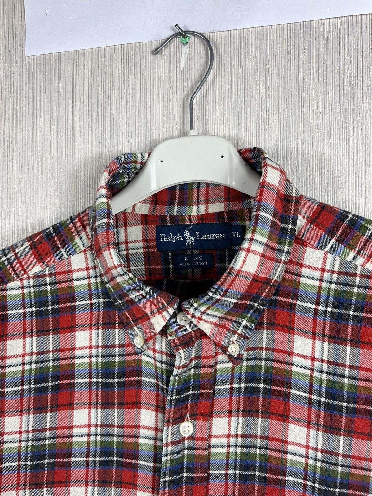 Flannel × Ralph Lauren × Vintage Vintage 90s Ralph Lauren blake flannel plaid shirt checked Size US XL / EU 56 / 4 - 9 Thumbnail