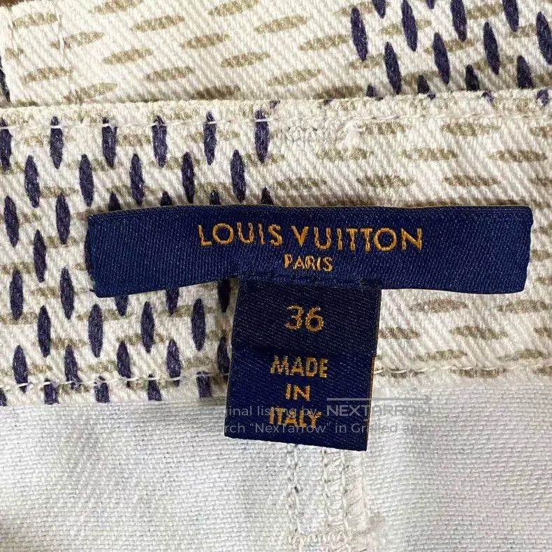 Louis Vuitton Louis Vuitton Checkerboard Skirt Size 35" - 5 Thumbnail