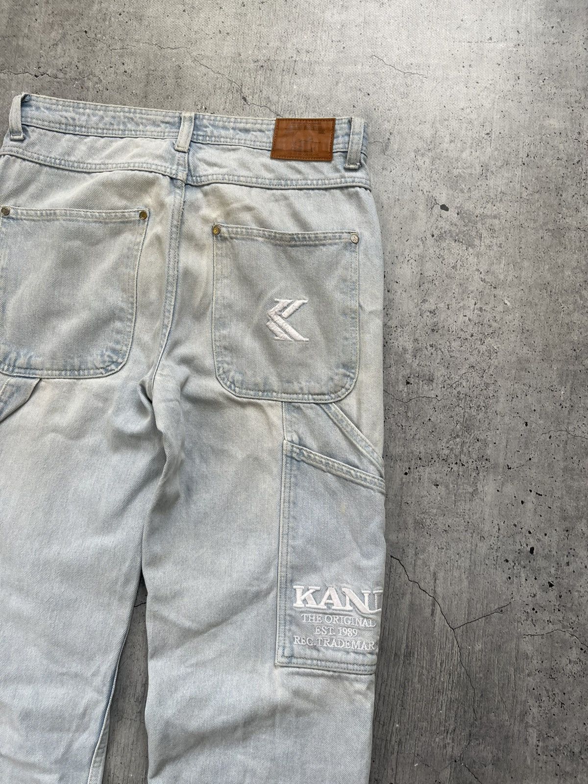 Japanese Brand × Karl Kani Karl Kani Distresed Jeans Baggy Denim Vintage Y2K Style SK8 Size US 30 / EU 46 - 3 Thumbnail