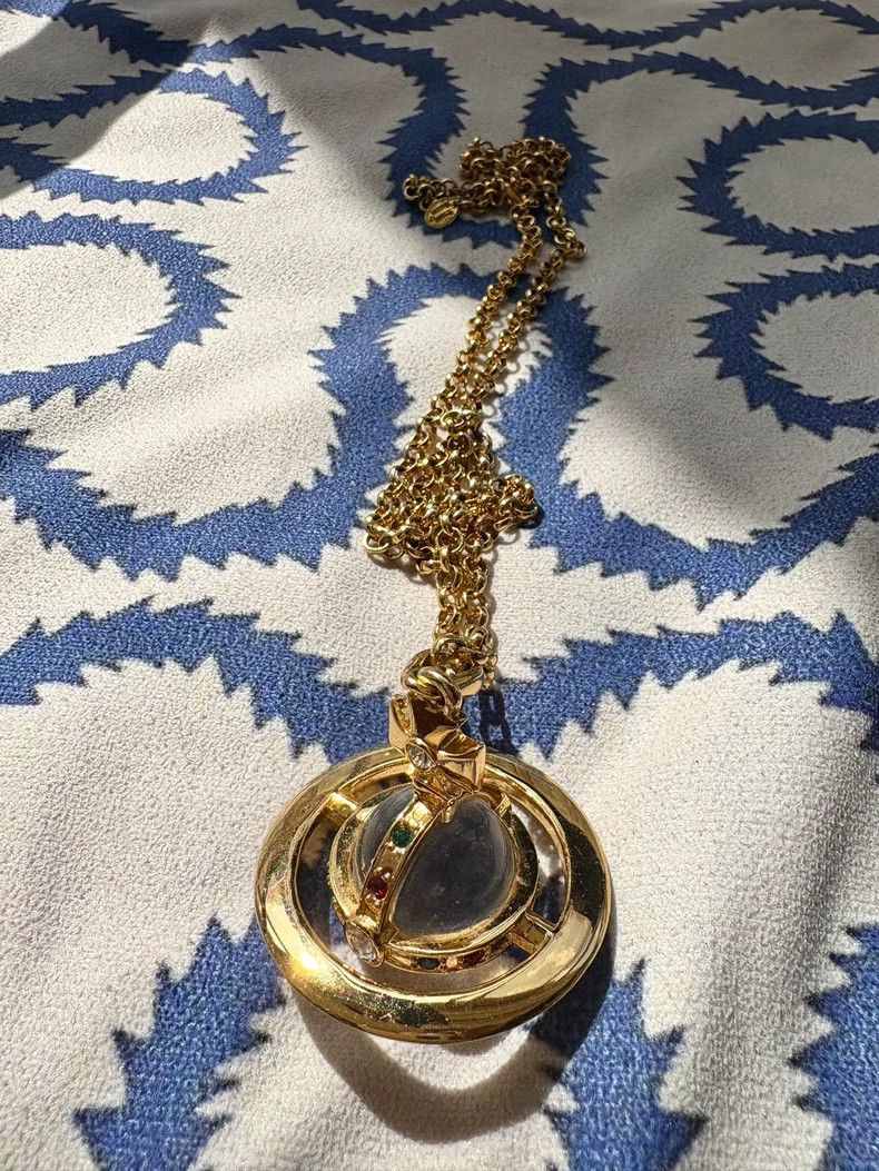 Vivienne Westwood Chinese Gold Large Orb Earth Planet Neck