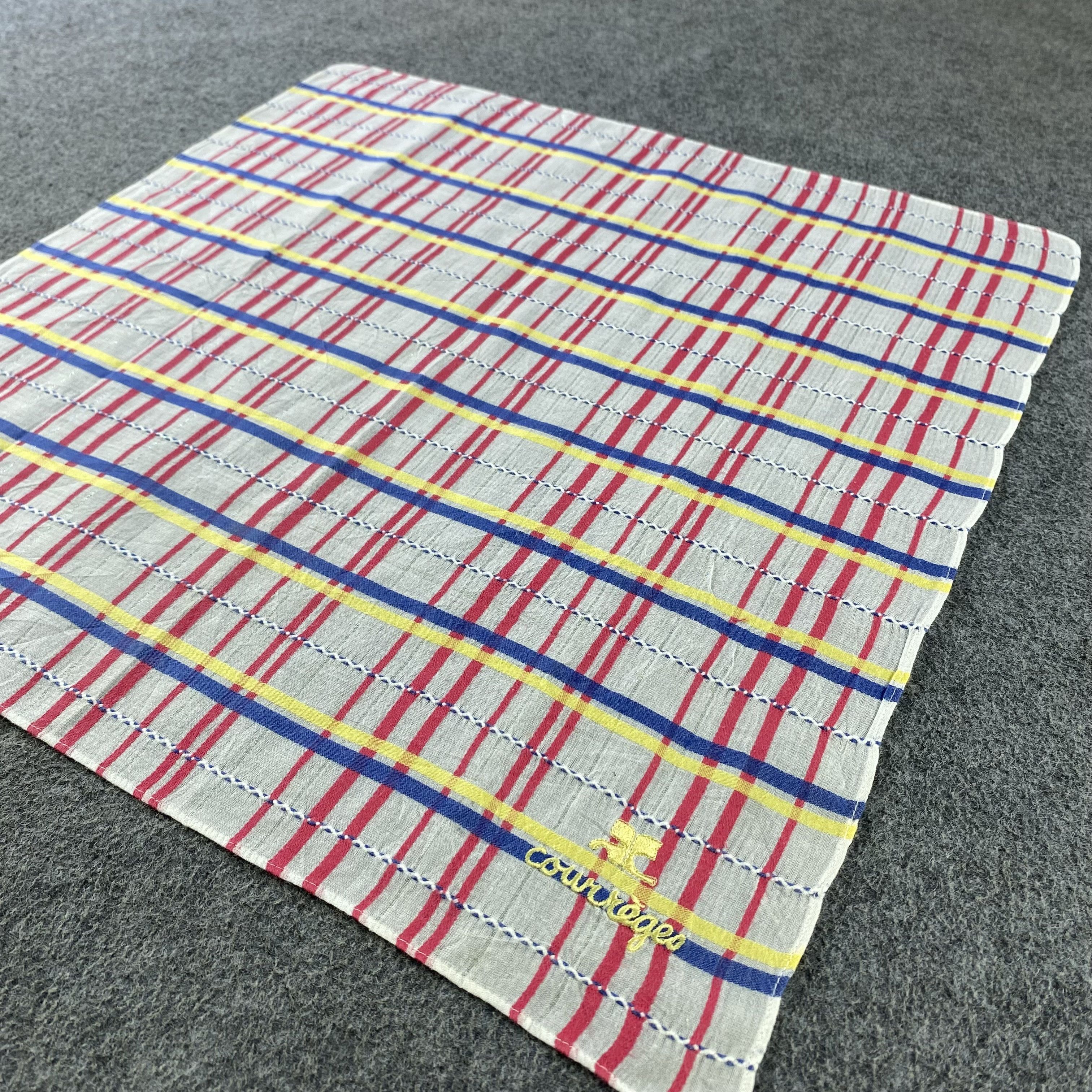 Courreges Courreges Handkerchief/Neckerchief/Bandana HC828 Size ONE SIZE - 2 Thumbnail