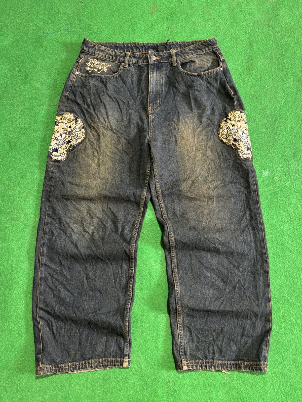 Ed Hardy Ed Hardy Vintage Embroideredy Pant Size US 36 / EU 52 - 2 Thumbnail