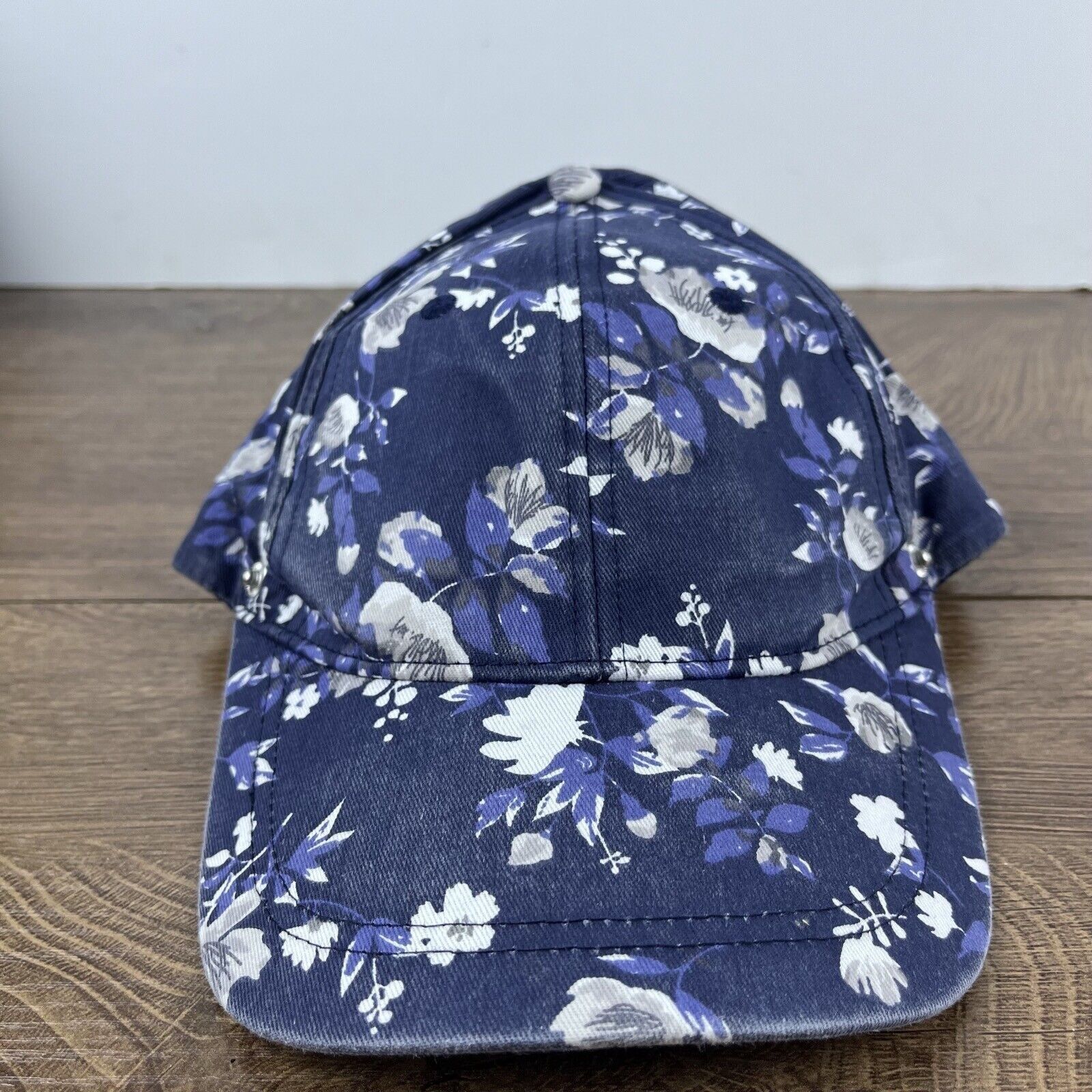 Other Flower Hat Flower Baseball Hat Blue Adjustable Hat Blue Adul Size ONE SIZE - 5 Thumbnail