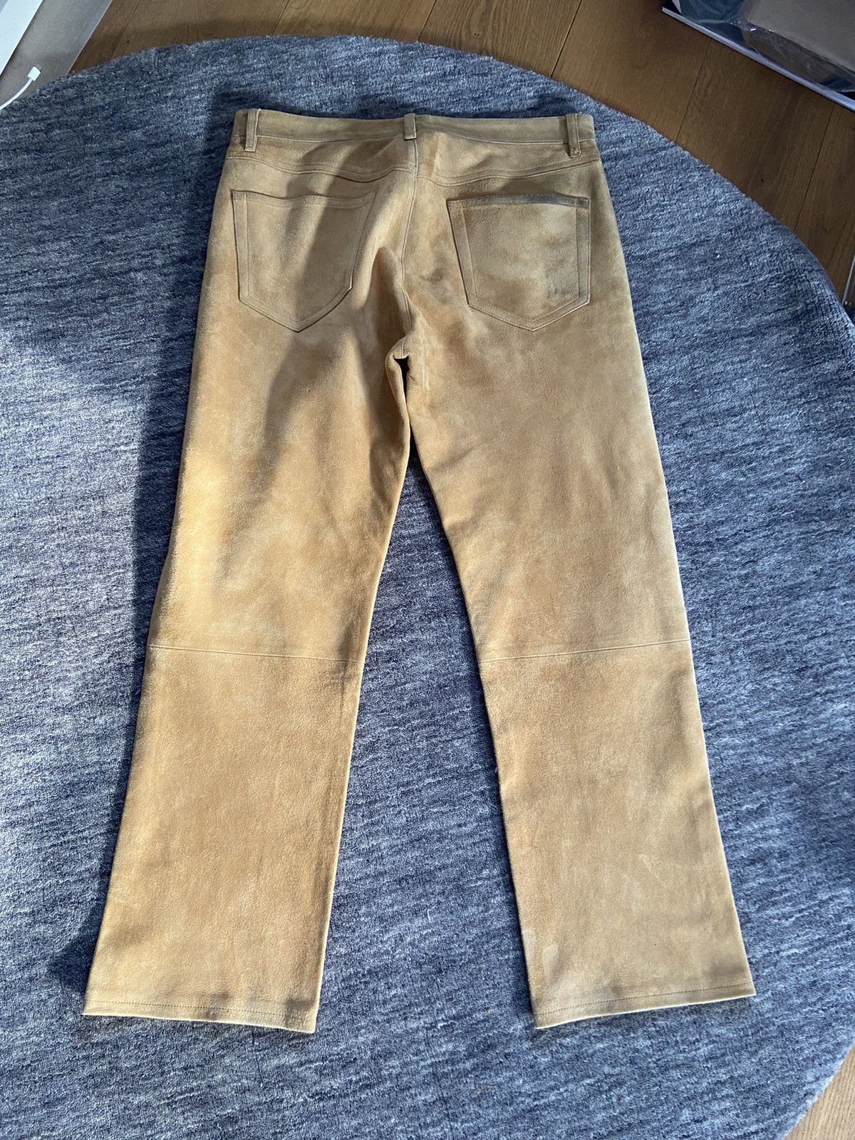 Yohji Yamamoto Yohji Yamamoto AW03 Homme Goat Skin Suede Pants Size US 34 / EU 50 - 3 Thumbnail