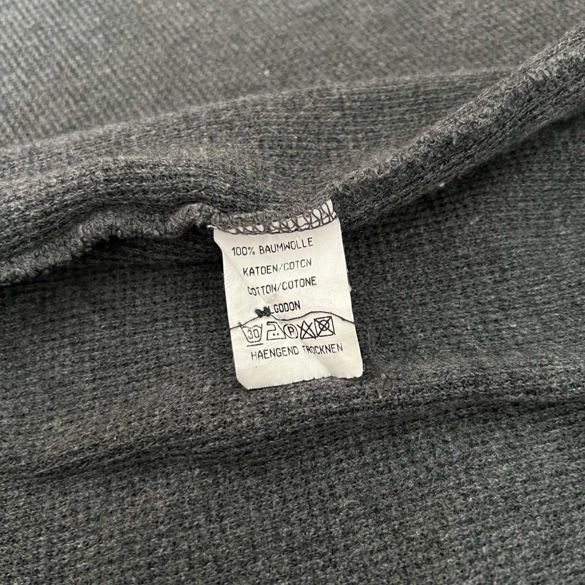 Yves Saint Laurent 🔥🔥 90s Vintage Yves Saint Laurent Dark Grey Cotton Sweater Size US XXL / EU 58 / 5 - 7 Thumbnail
