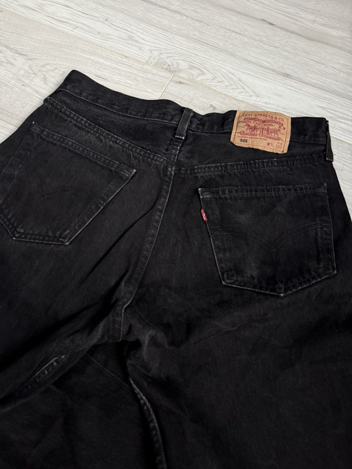 Levi's × Levi's Vintage Clothing × Vintage Vintage Levi’s black denim Pants baggy jeans Size US 34 / EU 50 - 5 Thumbnail