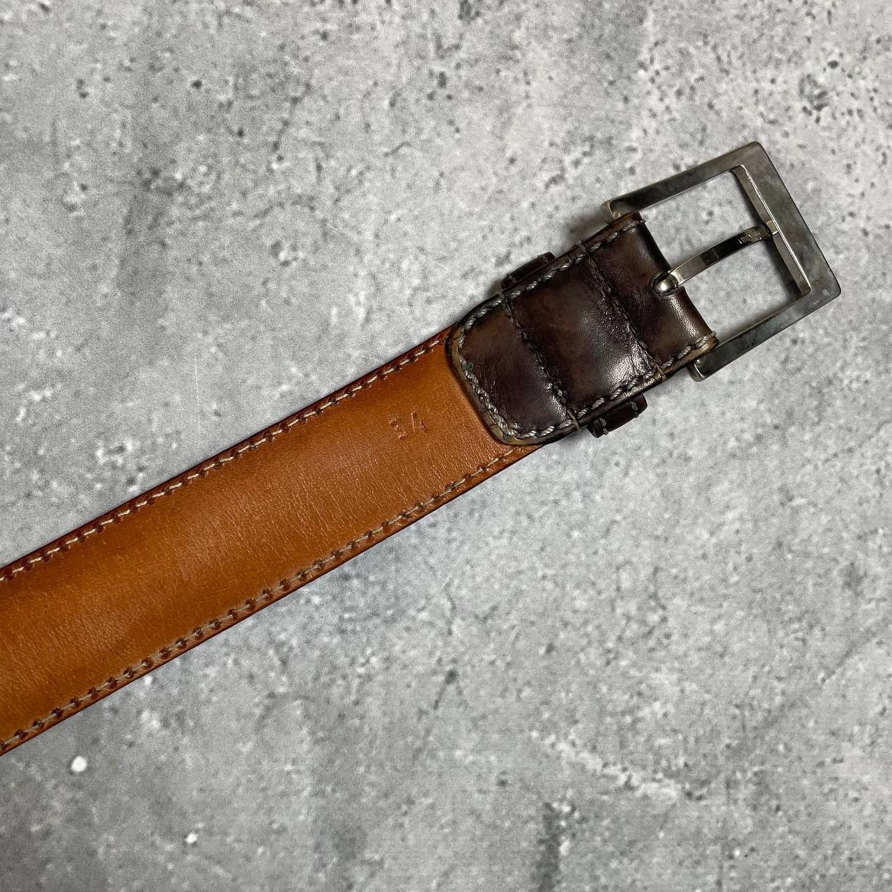 Barneys New York × Designer Harris Dal for Barneys New York Belt Brown/ Black Size 34 Size 34 - 18 Thumbnail