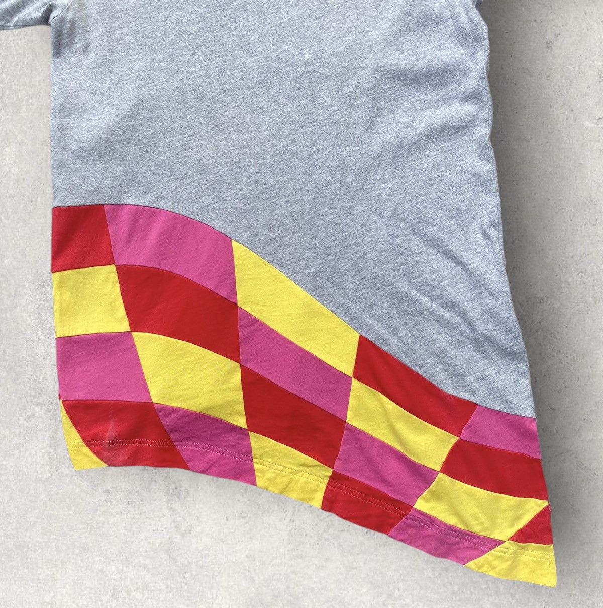 Comme des Garcons Asymmetric Patchwork T Shirt Size US S / EU 44-46 / 1 - 2 Thumbnail