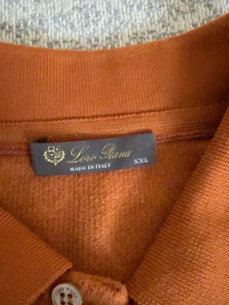 Loro Piana LORO PIANA Men's collar casual Polo shirt short sleeves Size US XXL / EU 58 / 5 - 2 Thumbnail