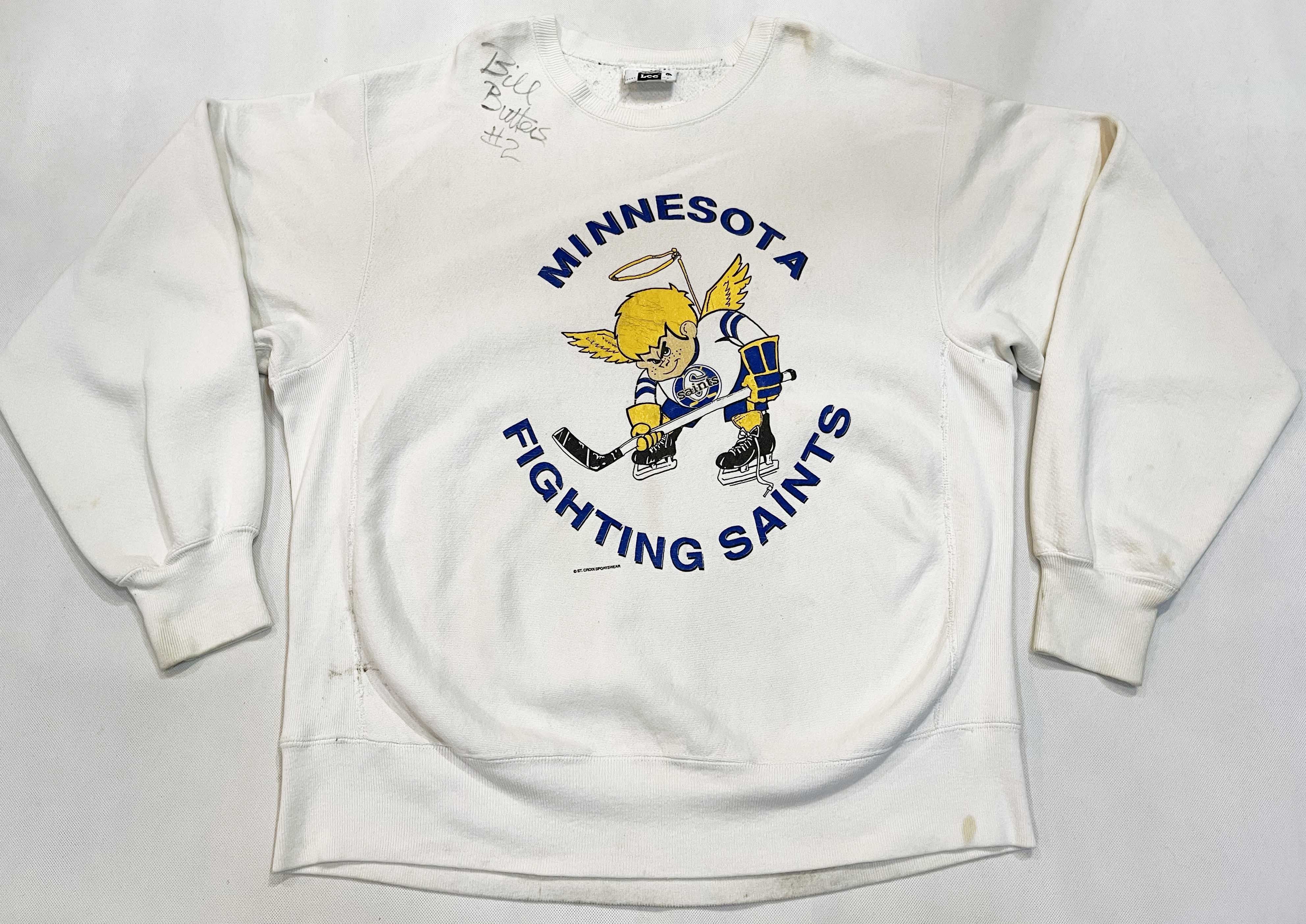 Lee × Vintage Vintage Lee Minnesota Fighting Saints Crewneck Sweatshirt Size US XL / EU 56 / 4 - 1 Thumbnail
