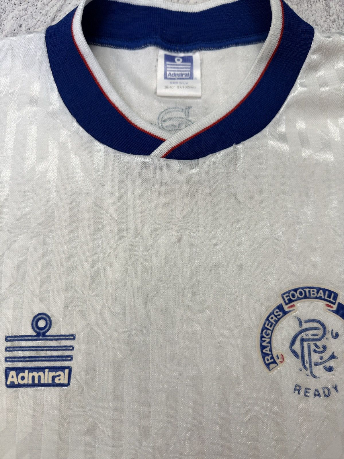 Vintage Vintage 1990/92 Rangers FC Away Football Jersey Admiral Size US M / EU 48-50 / 2 - 9 Thumbnail