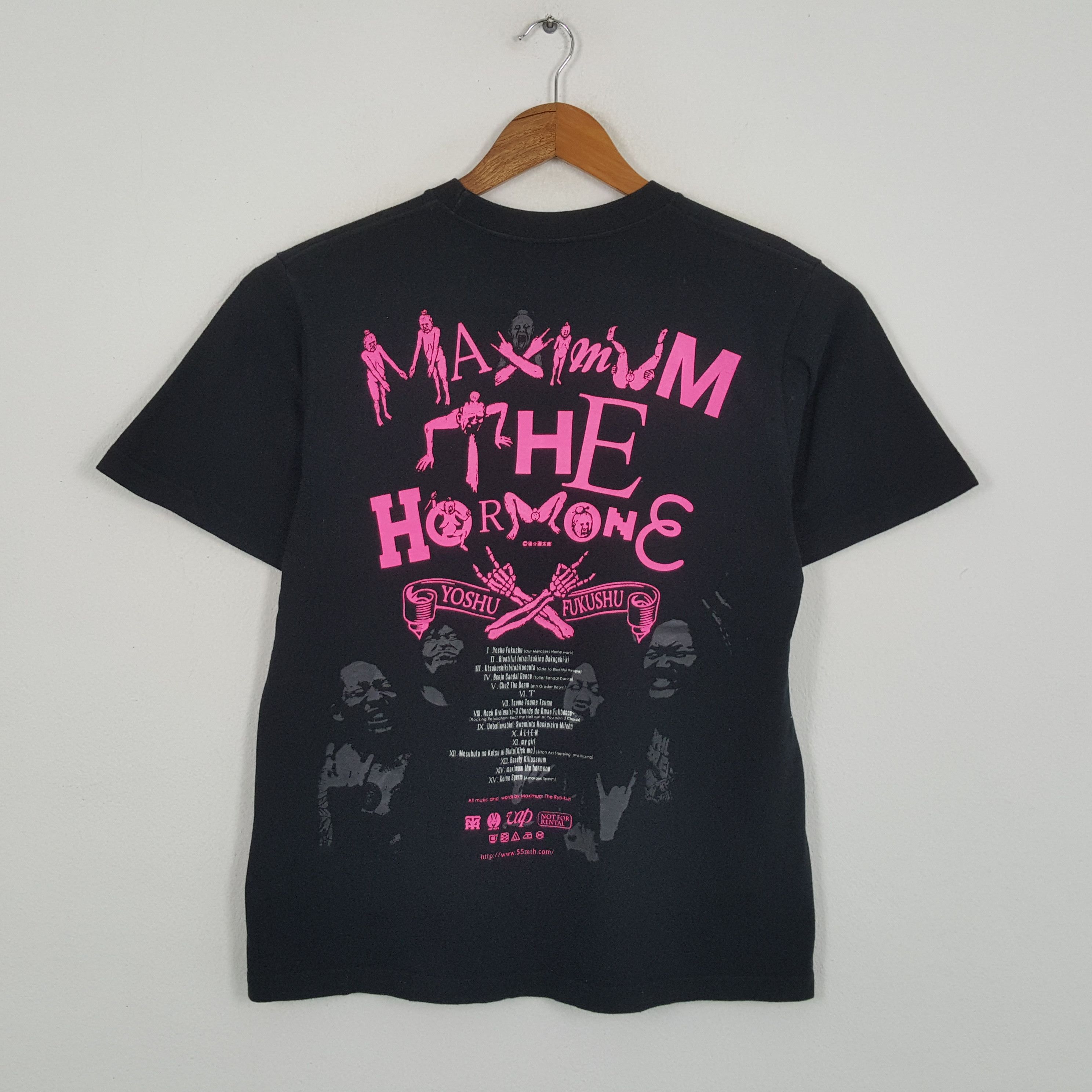 Band Tees × Vintage Vintage MAXIMUM THE HORMONE Japanese Heavy Metal Band Tees Size US M / EU 48-50 / 2 - 3 Thumbnail