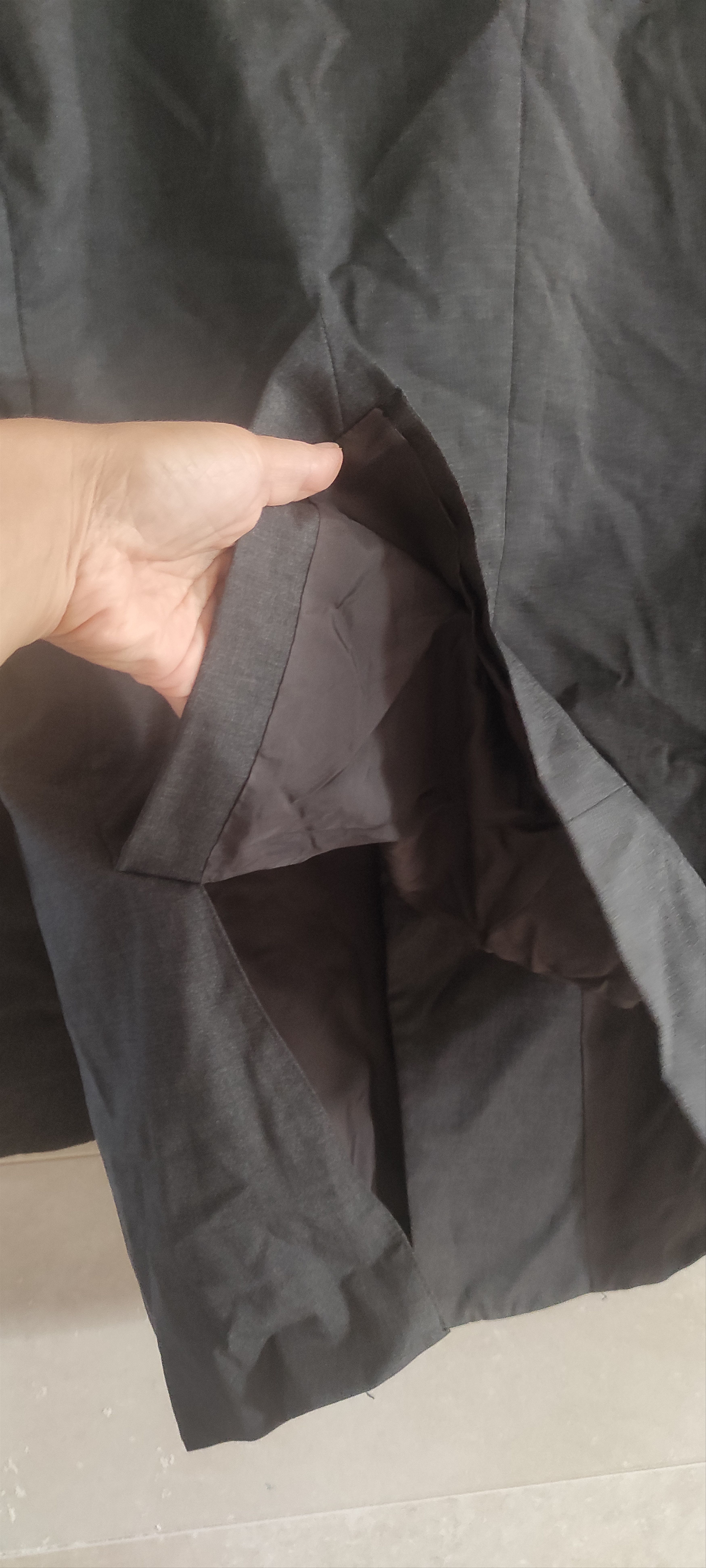Cerruti 1881 Nino Cerruti Dark Gray Check 100% Wool Blazer Sport Coat Size US M / EU 48-50 / 2 - 4 Thumbnail