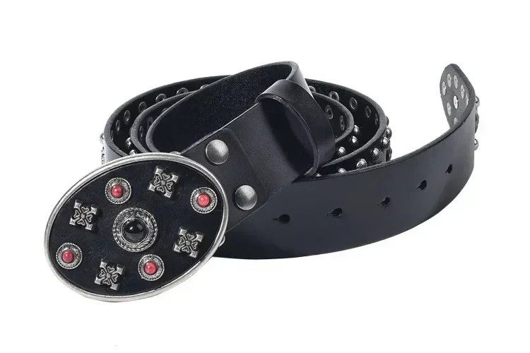 Japanese Brand × Leather Scorpion Studded Leather Belt Size ONE SIZE - 3 Thumbnail