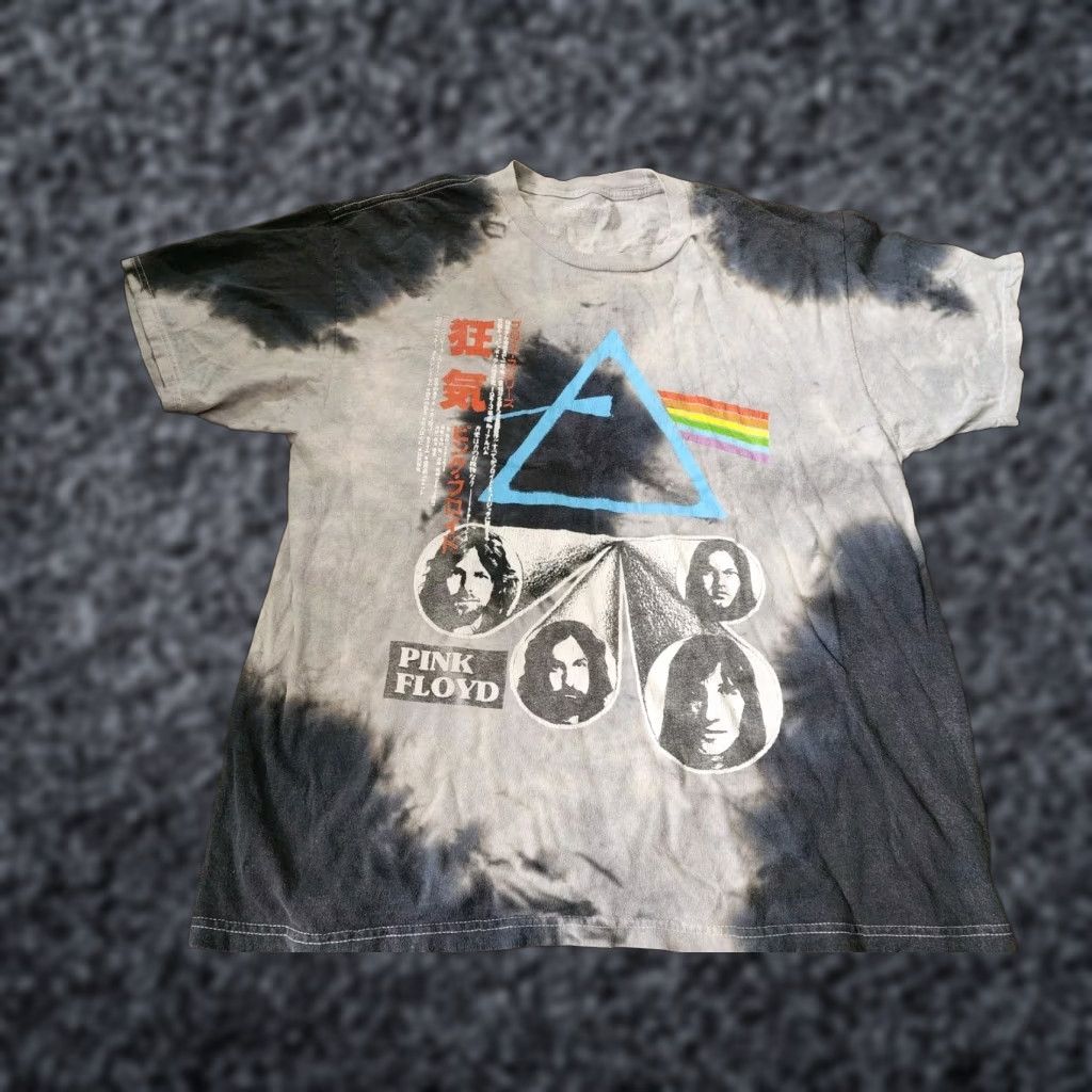 Vintage Womens 2X Pink Floyd Tie Dye T Shirt Band Tee Size XXL / US 16-18 / IT 52-54 - 1 Thumbnail