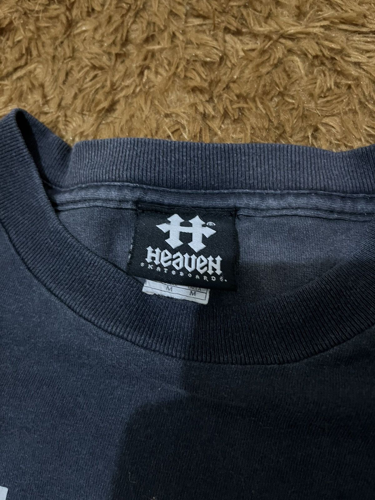Vintage HEAVEN SKATEBOARDING H.S.P.M T-SHIRT Y2K VINTAGE Size US M / EU 48-50 / 2 - 2 Thumbnail