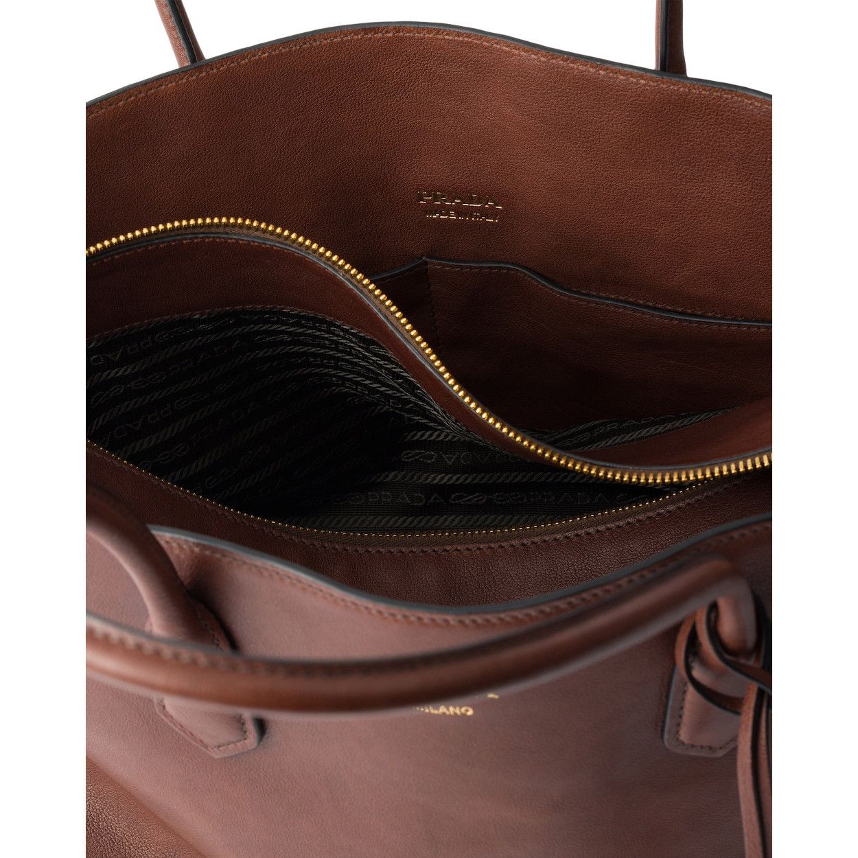 Prada PRADA $4800 Cocoa Large Tote bag New & Authentic Size ONE SIZE - 4 Thumbnail