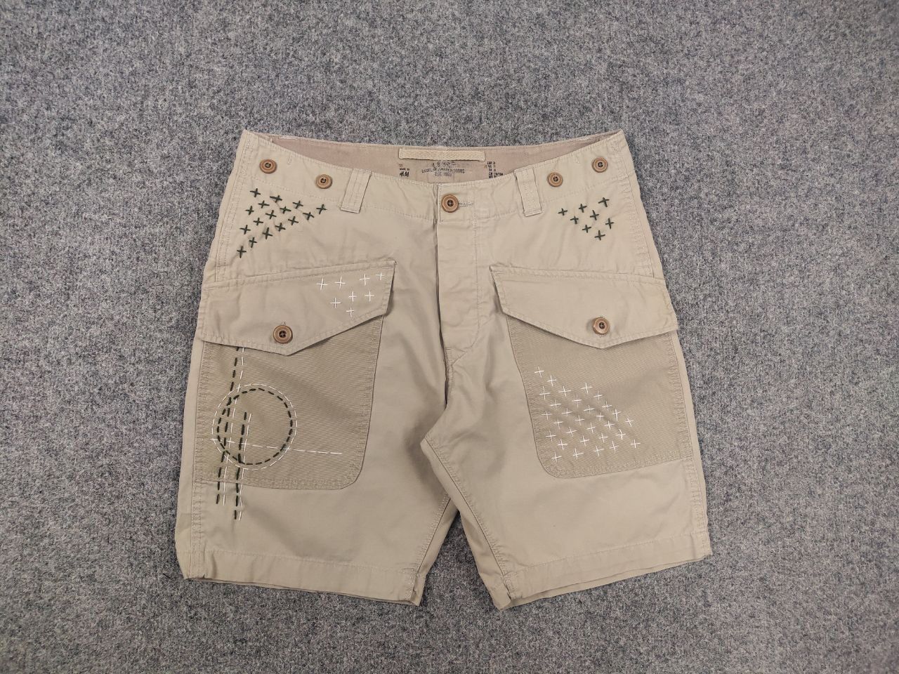 Japanese Brand Vintage Military Japan Kapital l.g.b. bermuda cargo Shorts Size US 31 - 1 Thumbnail
