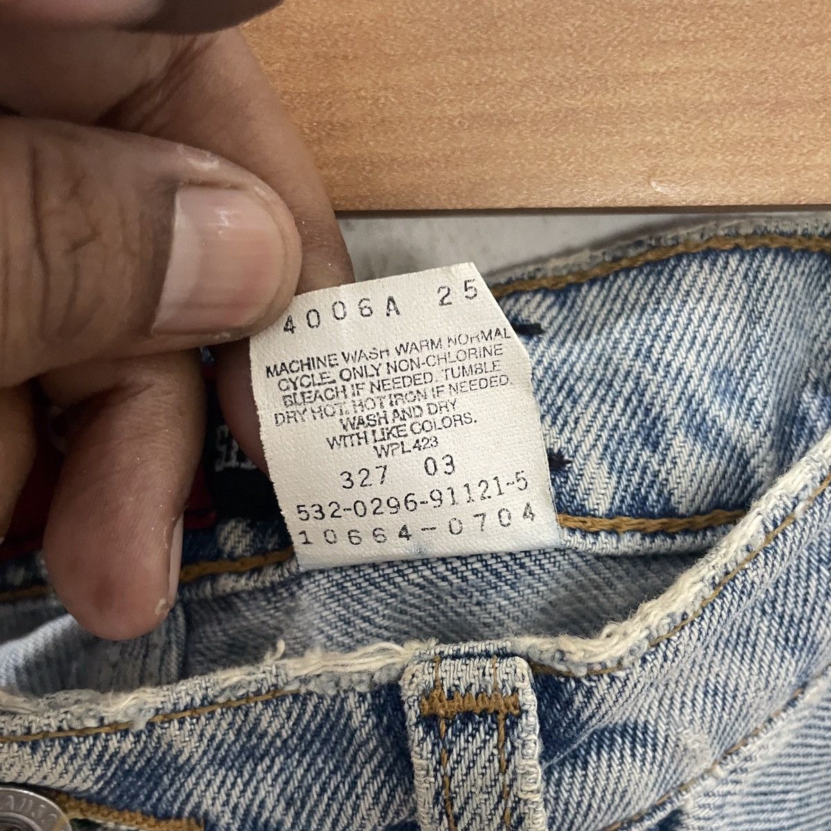Levi's Vintage 90s Levis Silver Tag Denim Jeans Size US 30 / EU 46 - 7 Thumbnail