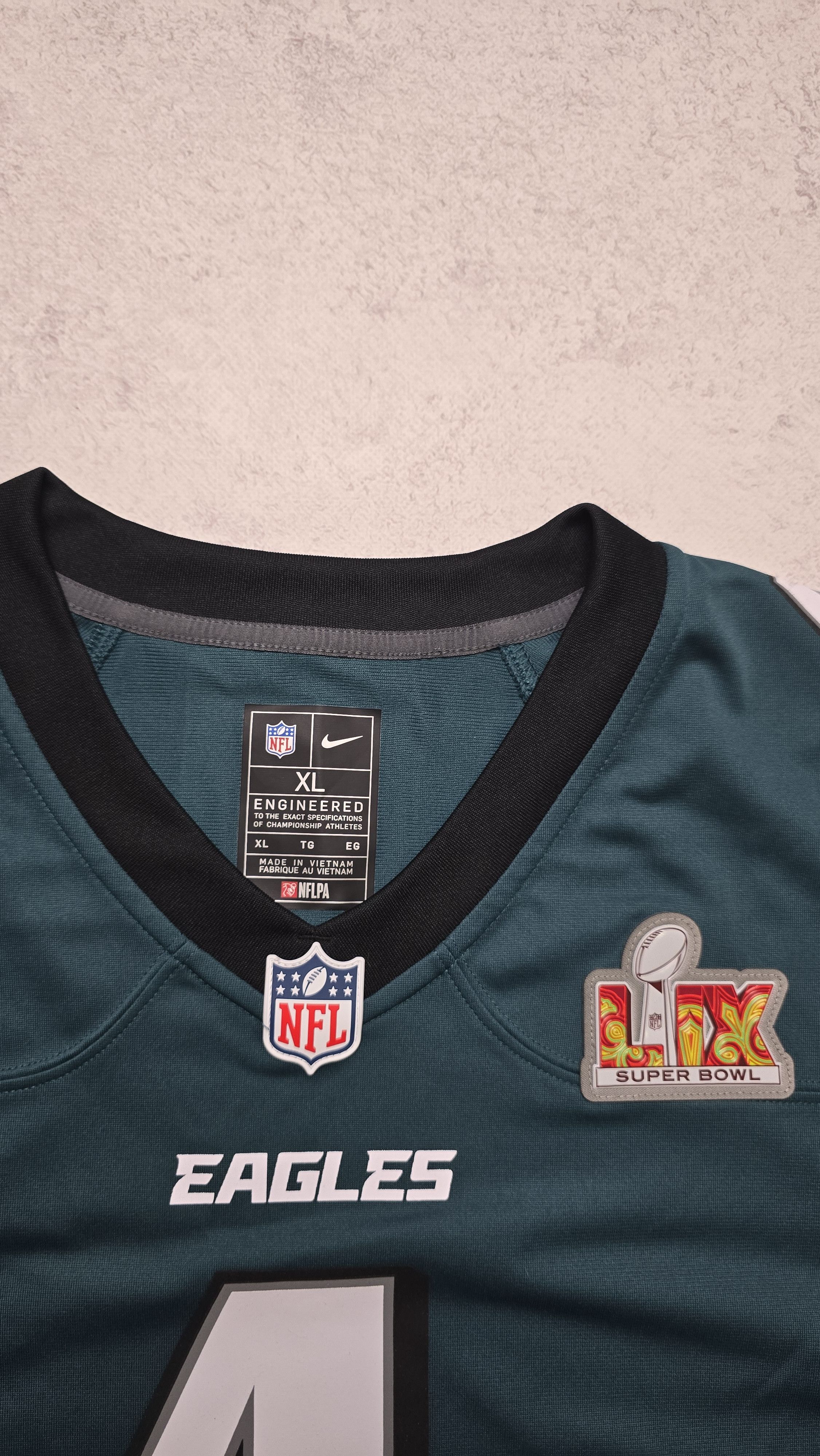 Nike Jalen Hurts Eagles Nike Super Bowl LIX Champs Jersey Size US XL / EU 56 / 4 - 16 Thumbnail