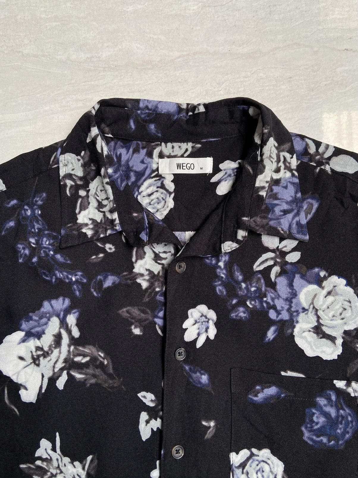 Designer × Japanese Brand WEGO Flower Motive Shirt Size US L / EU 52-54 / 3 - 4 Thumbnail