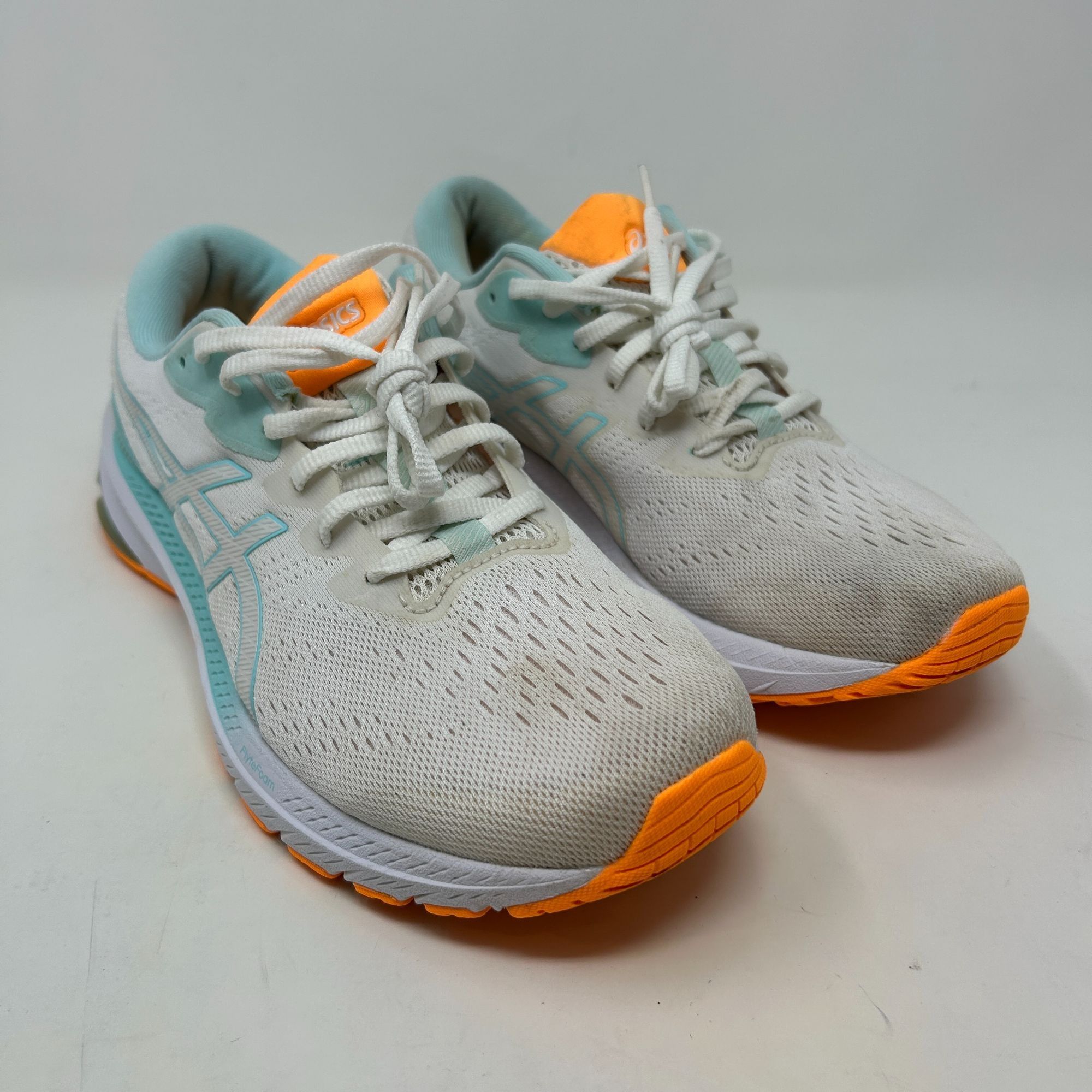 Asics Asics Wmns GT 1000 11 'White Clear Blue' Running Shoes Size Size US 9.5 / IT 39.5 - 4 Thumbnail