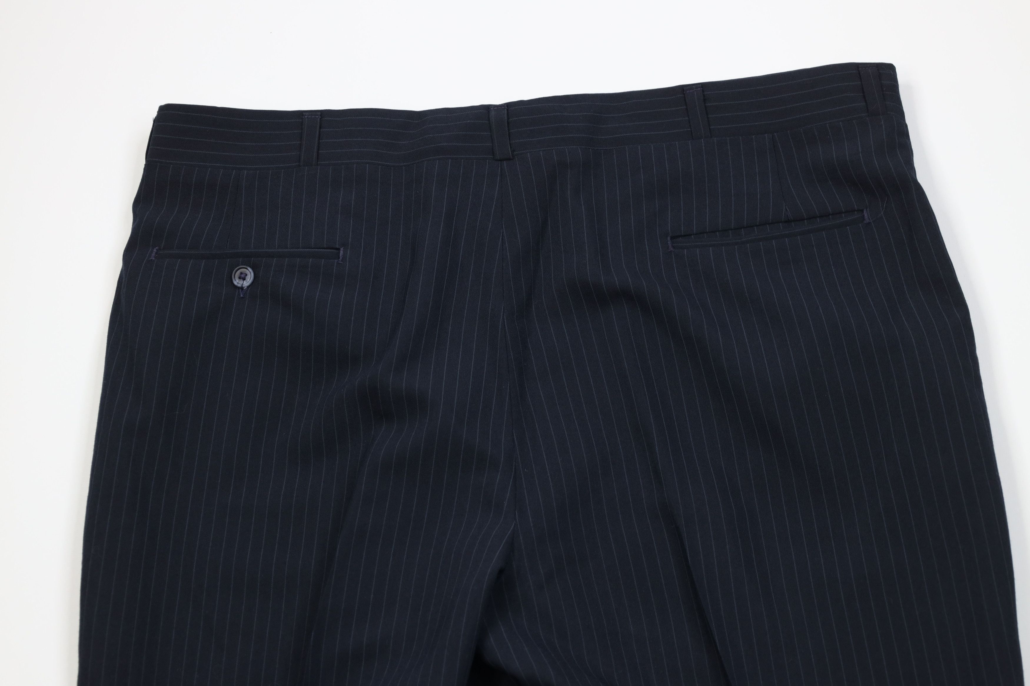 Vintage Vintage 70s Streetwear Knit Wide Leg Chino Pants Blue USA Size US 42 / EU 58 - 10 Thumbnail
