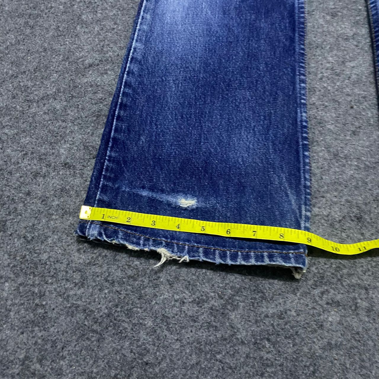 Levi's 💥Flare💥Vintage Levis 501 Distressed denim Size US 30 / EU 46 - 7 Thumbnail